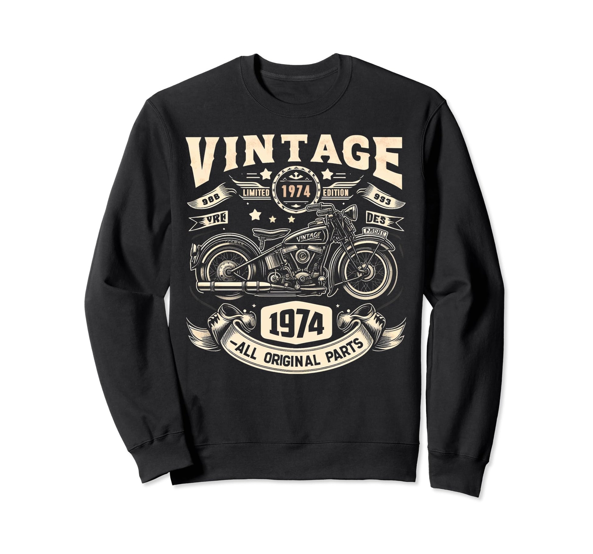 1974 Born 1974 Birthday Sweatshirt - Fun Novelty Design Men Women - T-Shirt, Sweatshirt, Hoodie