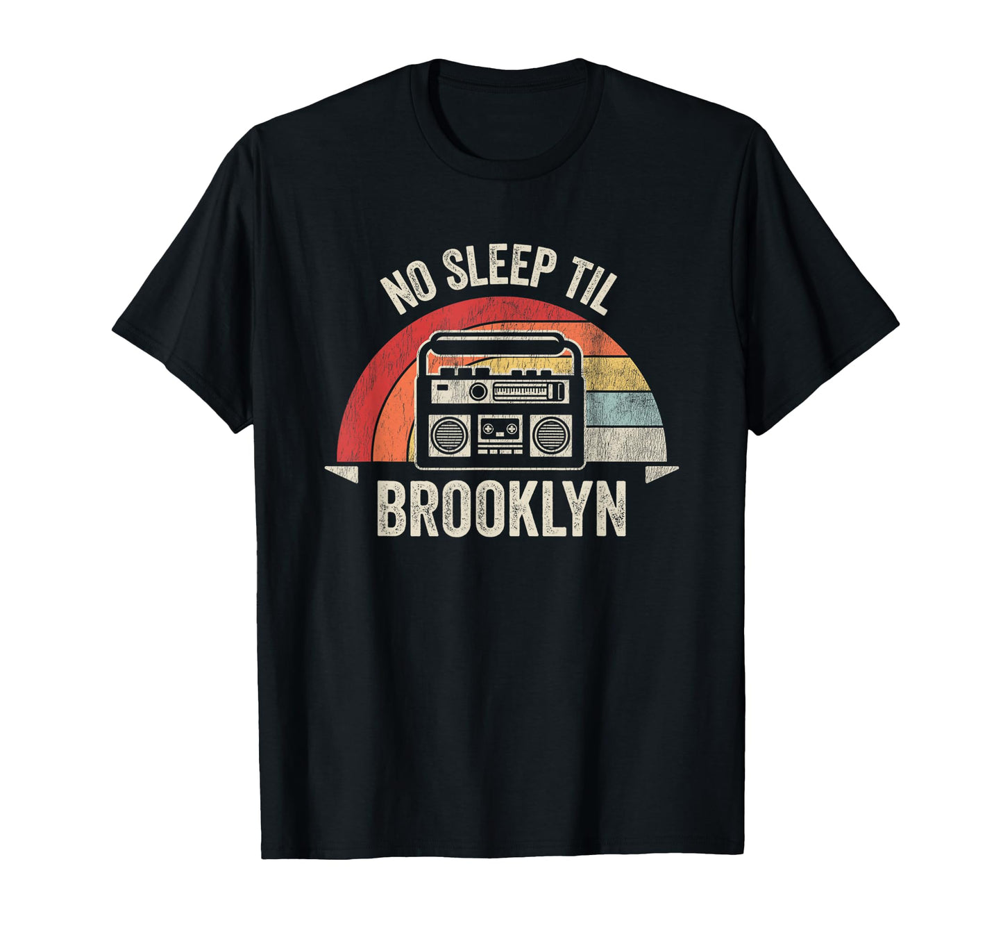 80S Boombox Brooklyn Old School Hip Hop T-Shirt - Unique Graphic Men Women - T-Shirt, Sweatshirt, Hoodie