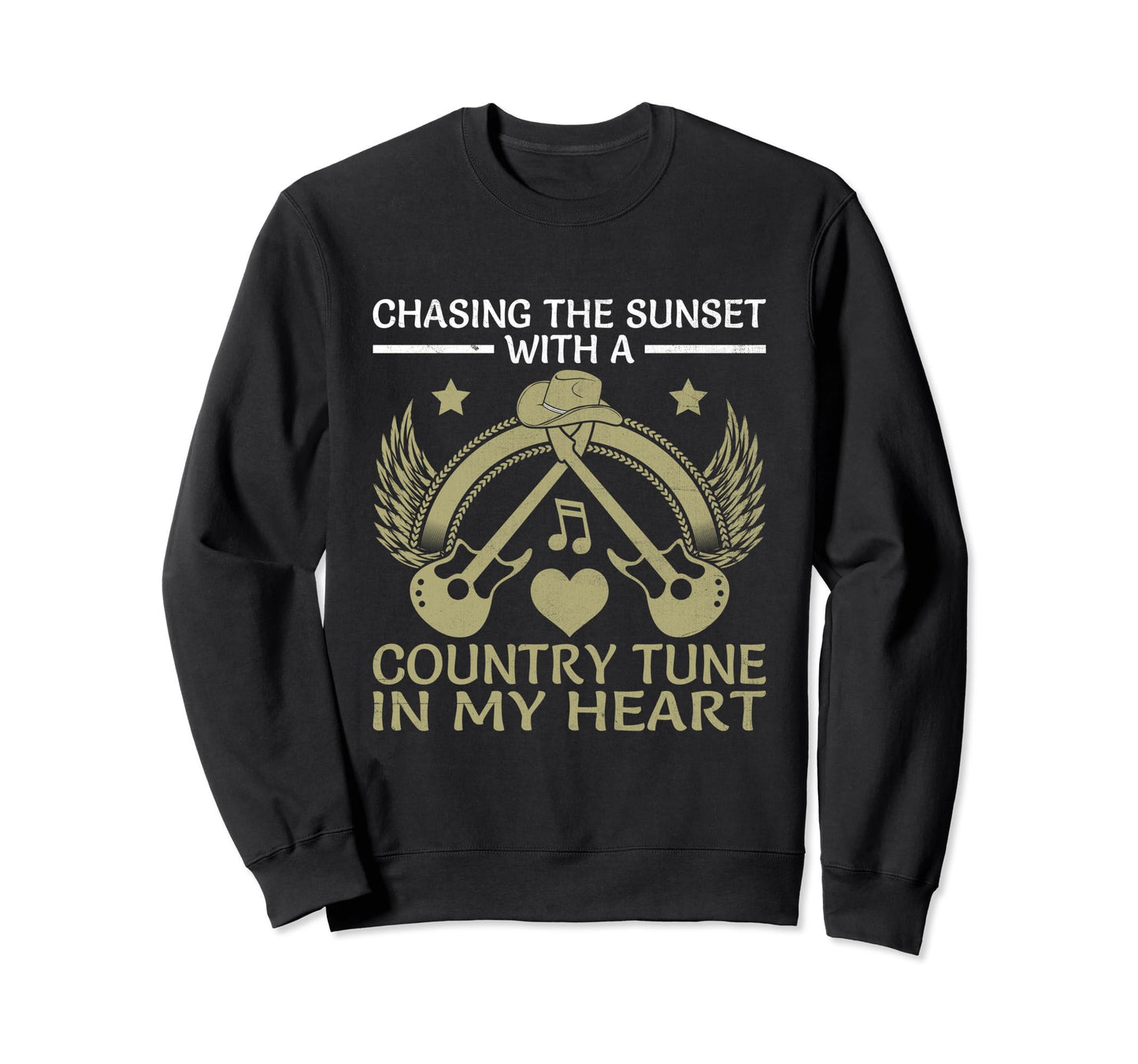 County Music Music Lover Western Sweatshirt - Graphic Print for Adults - T-Shirt, Sweatshirt, Hoodie