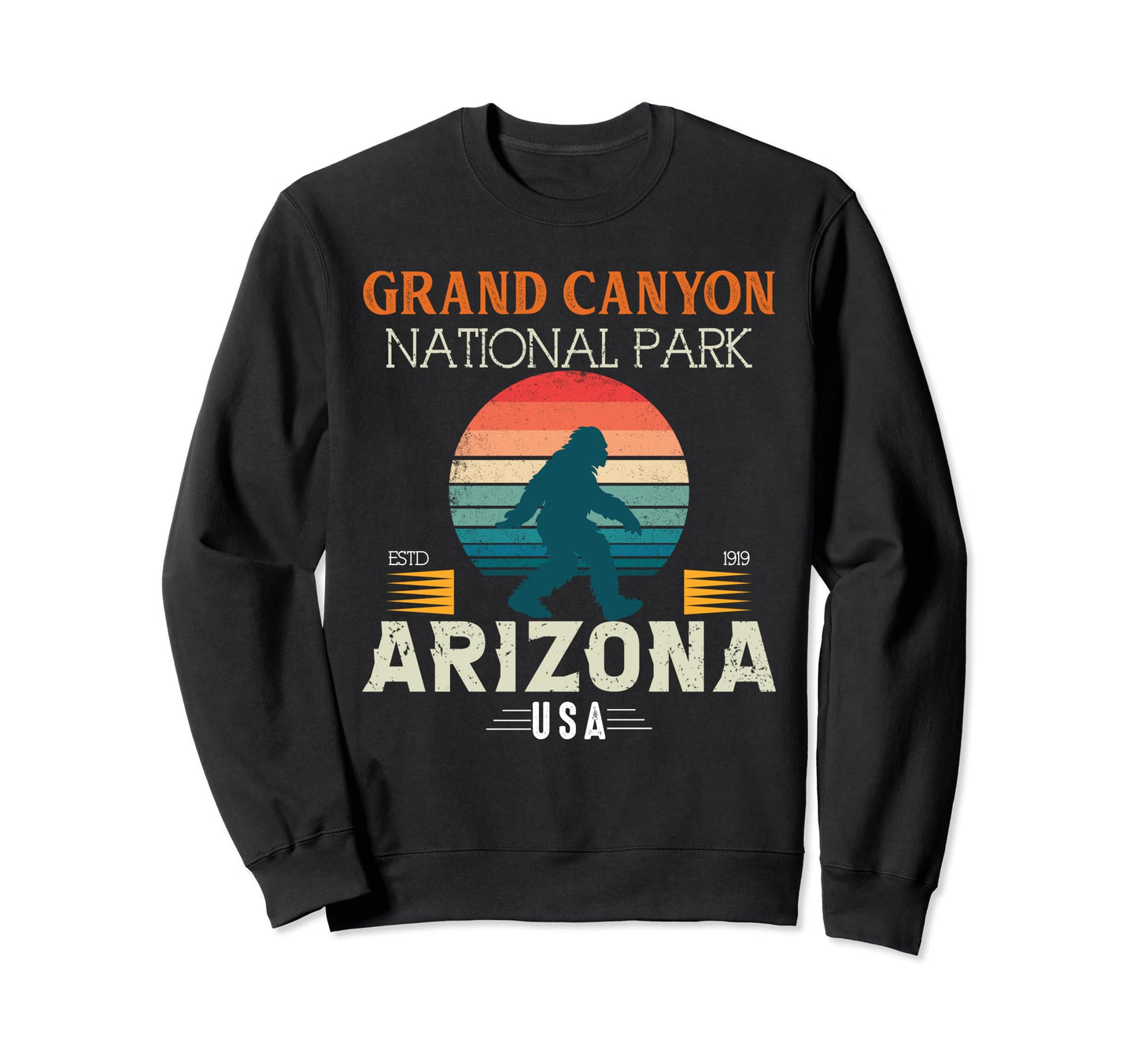 Distressed Grand Canyon National Sweatshirt - Streetwear Style for Adults - T-Shirt, Sweatshirt, Hoodie
