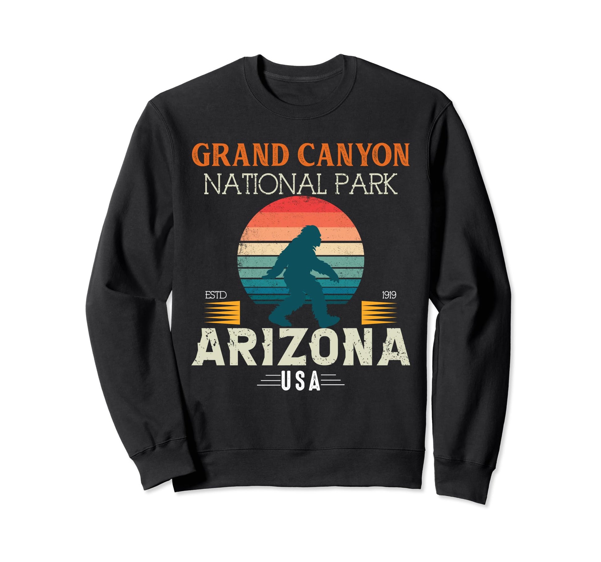 Distressed Grand Canyon National Sweatshirt - Streetwear Style for Adults - T-Shirt, Sweatshirt, Hoodie