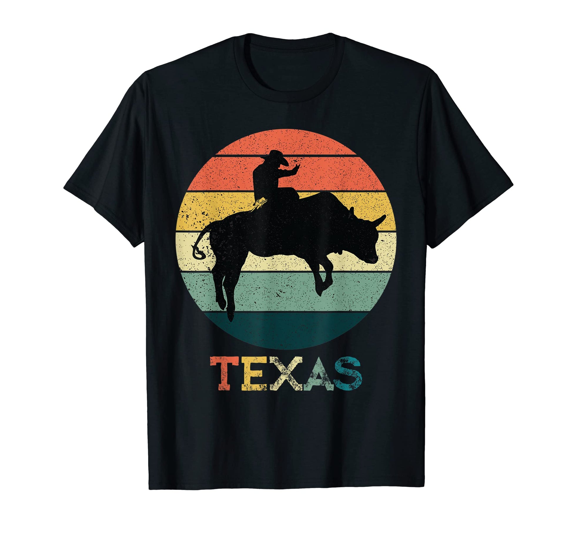 Bull Riding Rodeo Cowboy Texas Western T-Shirt - Unique Graphic Unisex - T-Shirt, Sweatshirt, Hoodie