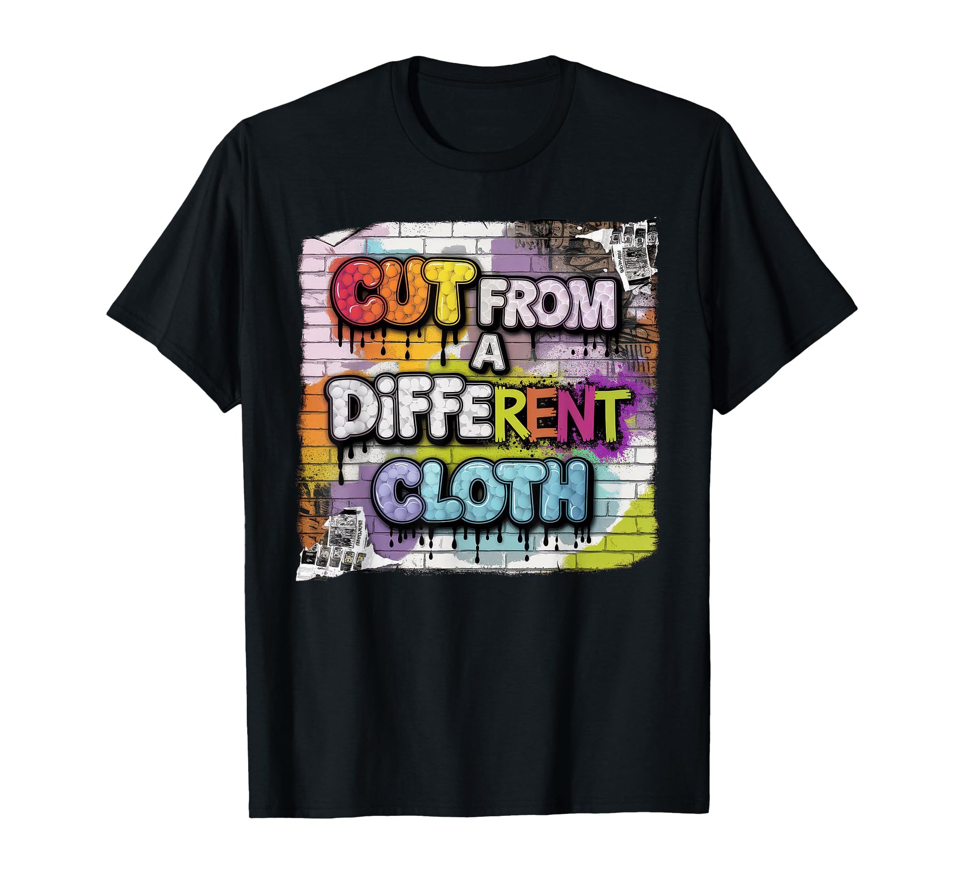Cut From Different Cloth Hiphop Rap T-Shirt - Trendy Graphic Unisex - T-Shirt, Sweatshirt, Hoodie