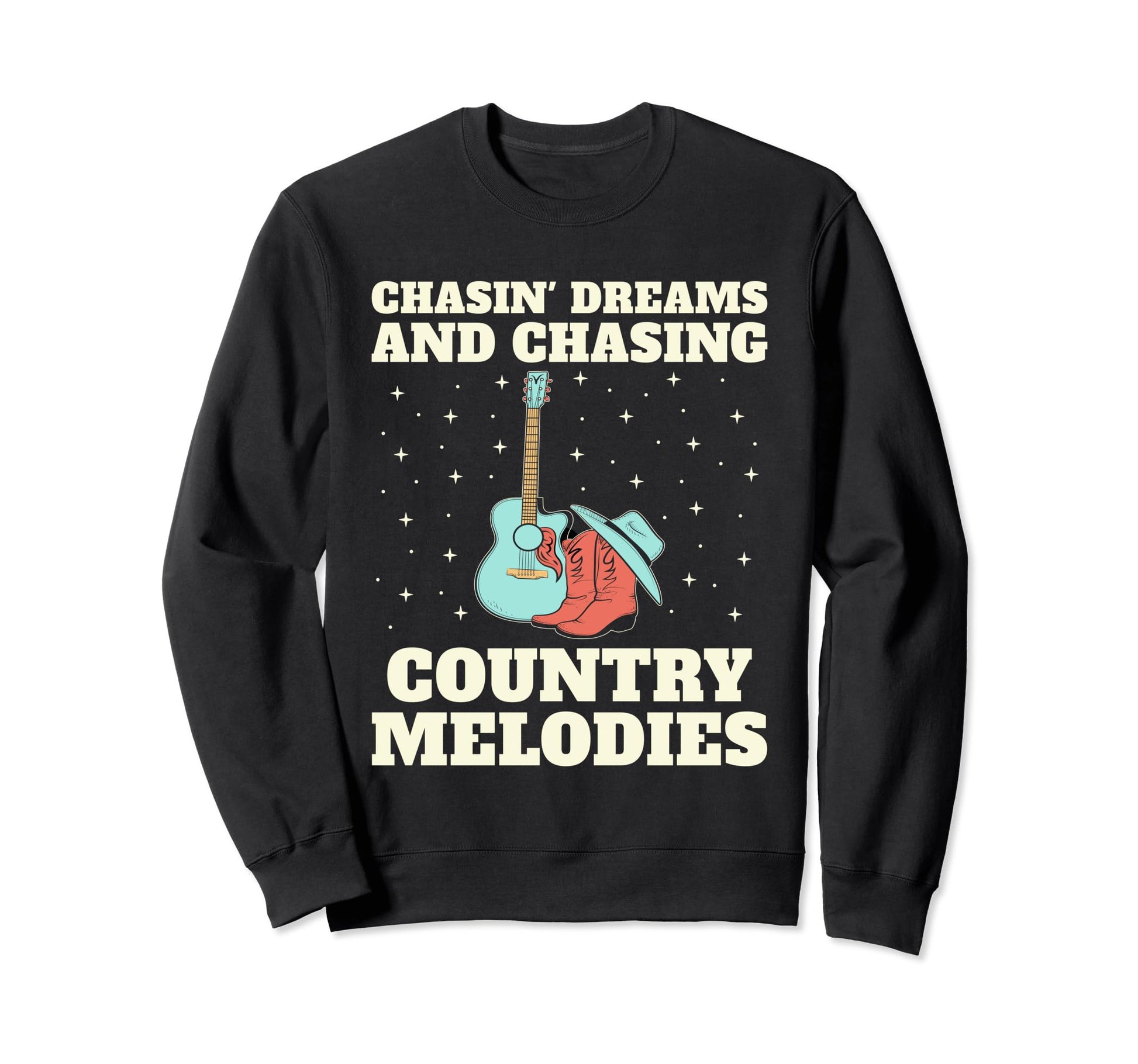 County Music Music Lover Western Sweatshirt - Graphic Print for Adults - T-Shirt, Sweatshirt, Hoodie