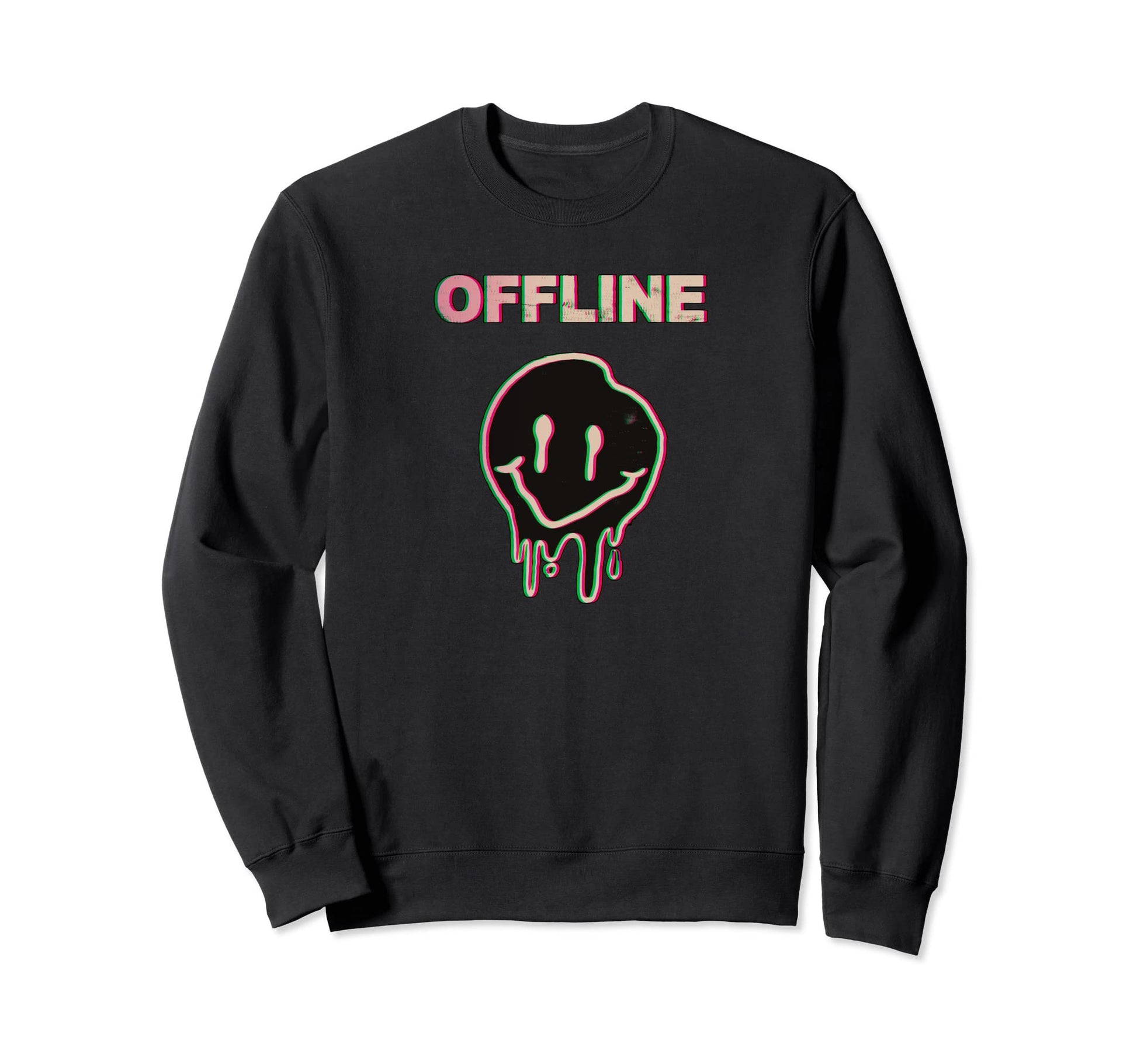 Offline Vaporwave E E Aesthetic Sweatshirt - Minimalist Print Unisex - T-Shirt, Sweatshirt, Hoodie