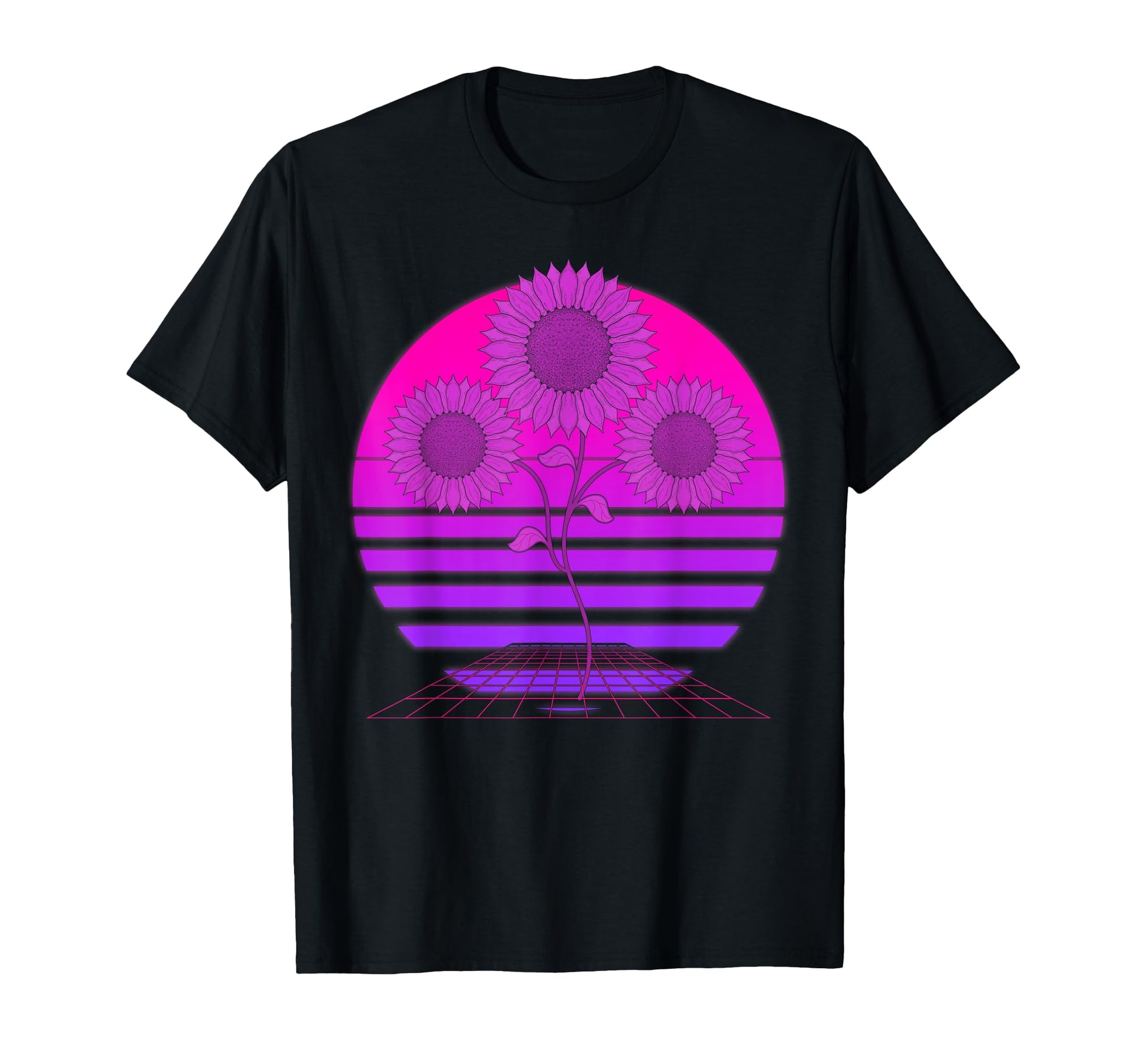 Flower Blossom 90S Art Aesthetics Vaporwave T-Shirt - Graphic Print Unisex - T-Shirt, Sweatshirt, Hoodie