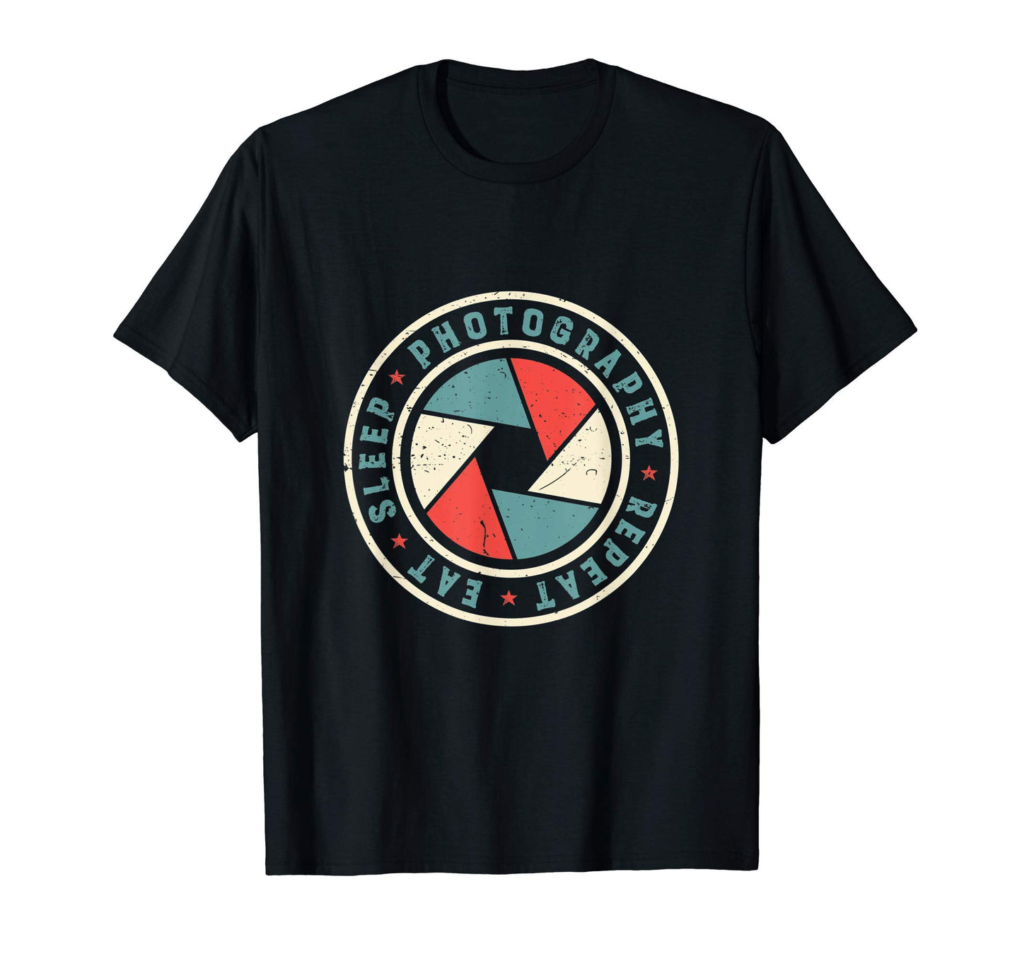 Eat Sleep Photography Repeat Camera T-Shirt - Novelty Apparel Unisex - T-Shirt, Sweatshirt, Hoodie