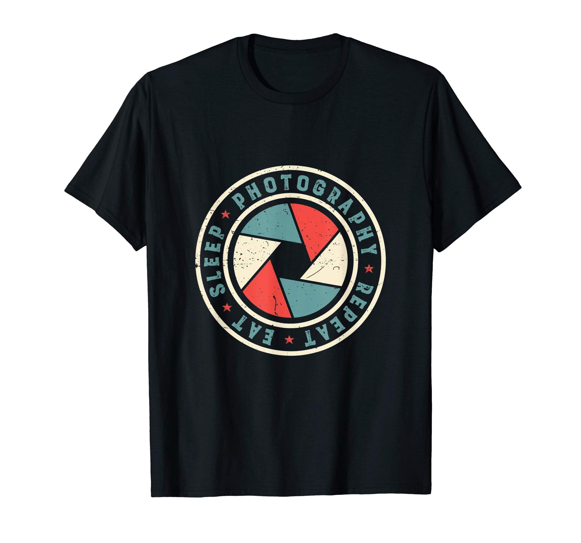 Eat Sleep Photography Repeat Camera T-Shirt - Novelty Apparel Unisex - T-Shirt, Sweatshirt, Hoodie