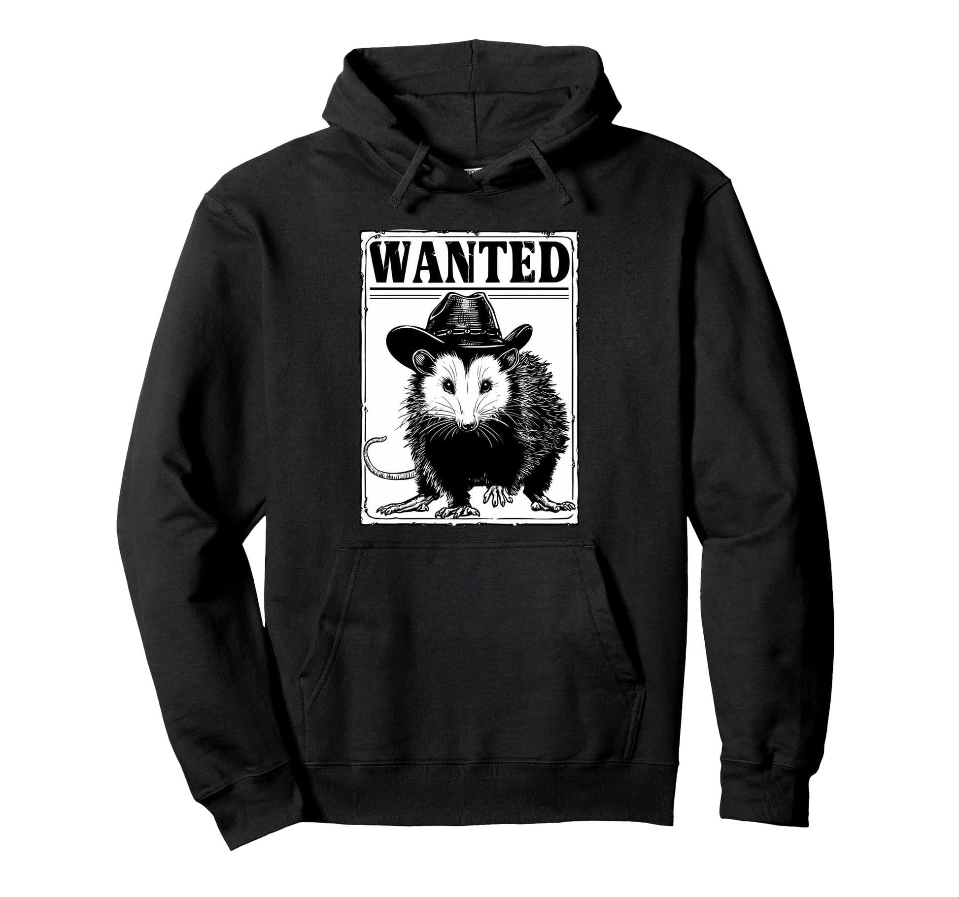 Opossum Cowboy Rodeo Cowgirl Possum Hoodie - Aesthetic Graphic Unisex - T-Shirt, Sweatshirt, Hoodie