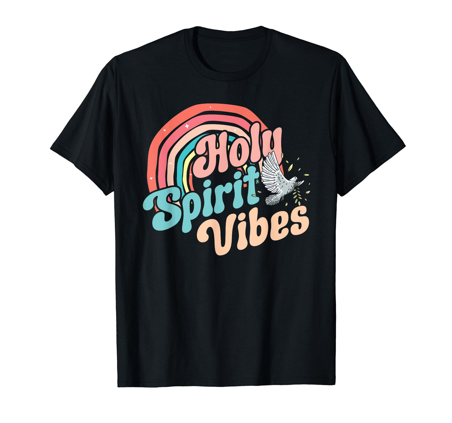 Holy Spirit Vibes Spiritual Dove T-Shirt - Aesthetic Graphic for Adults - T-Shirt, Sweatshirt, Hoodie