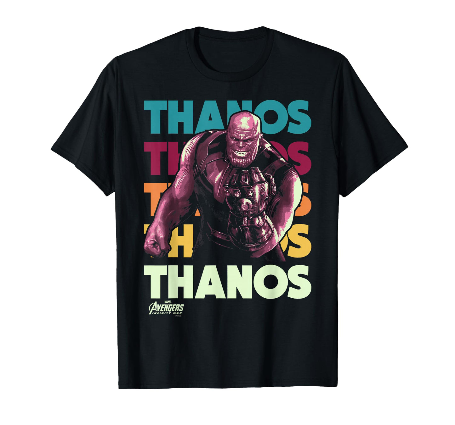 Marvel Infinity War Thanos Rainbow T-Shirt - Fun Novelty Design for Adults - T-Shirt, Sweatshirt, Hoodie