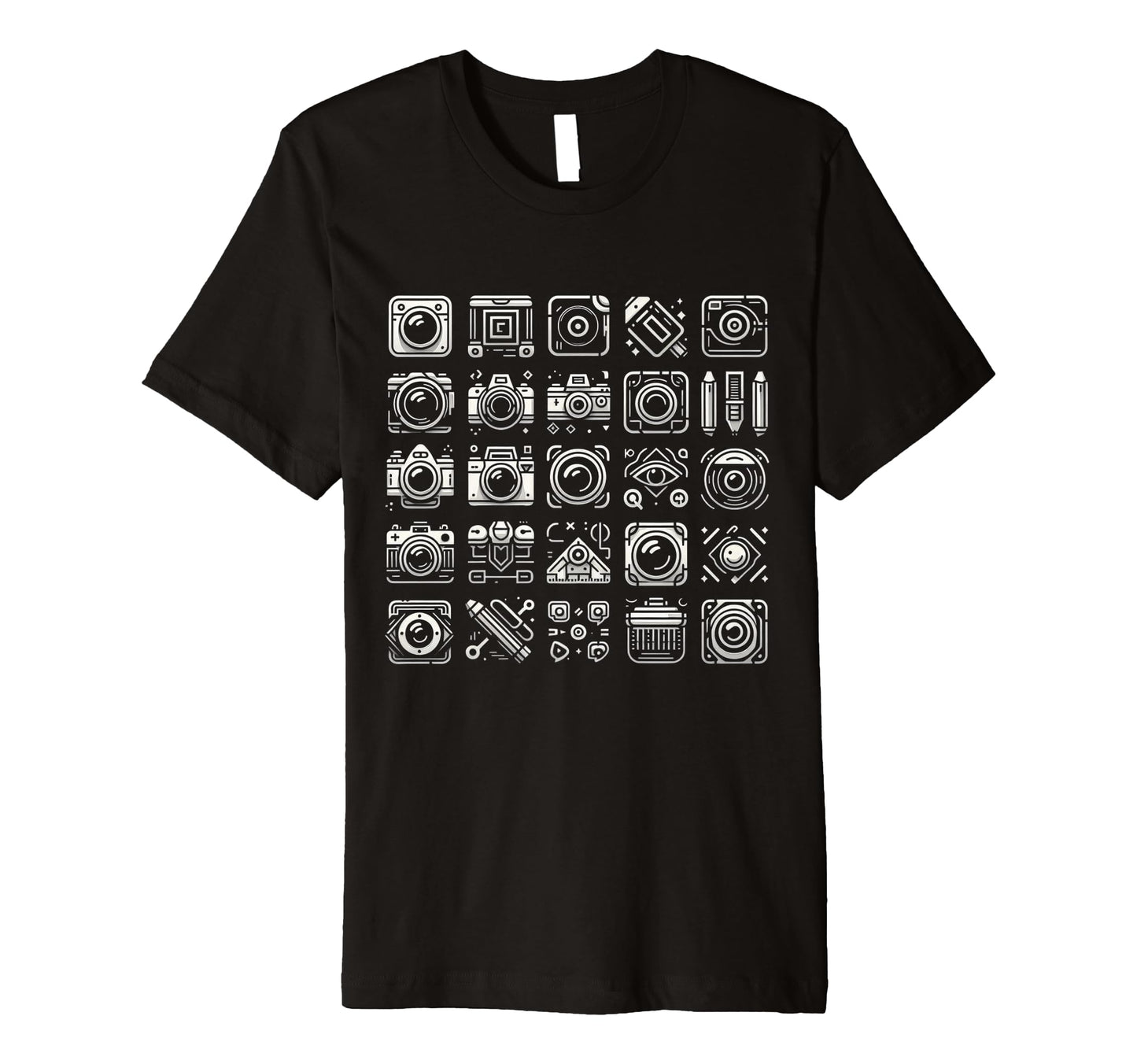 Funny Camera T-Shirt - Custom Art Print Unisex - T-Shirt, Sweatshirt, Hoodie