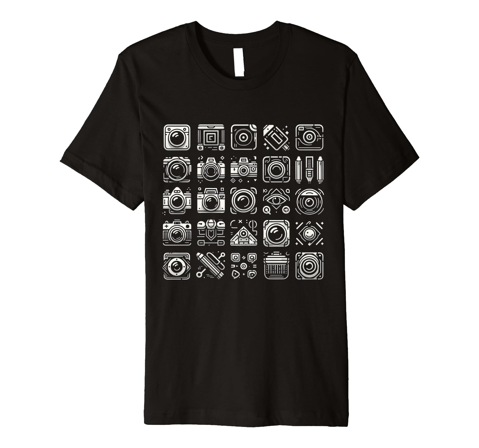 Funny Camera T-Shirt - Custom Art Print Unisex - T-Shirt, Sweatshirt, Hoodie