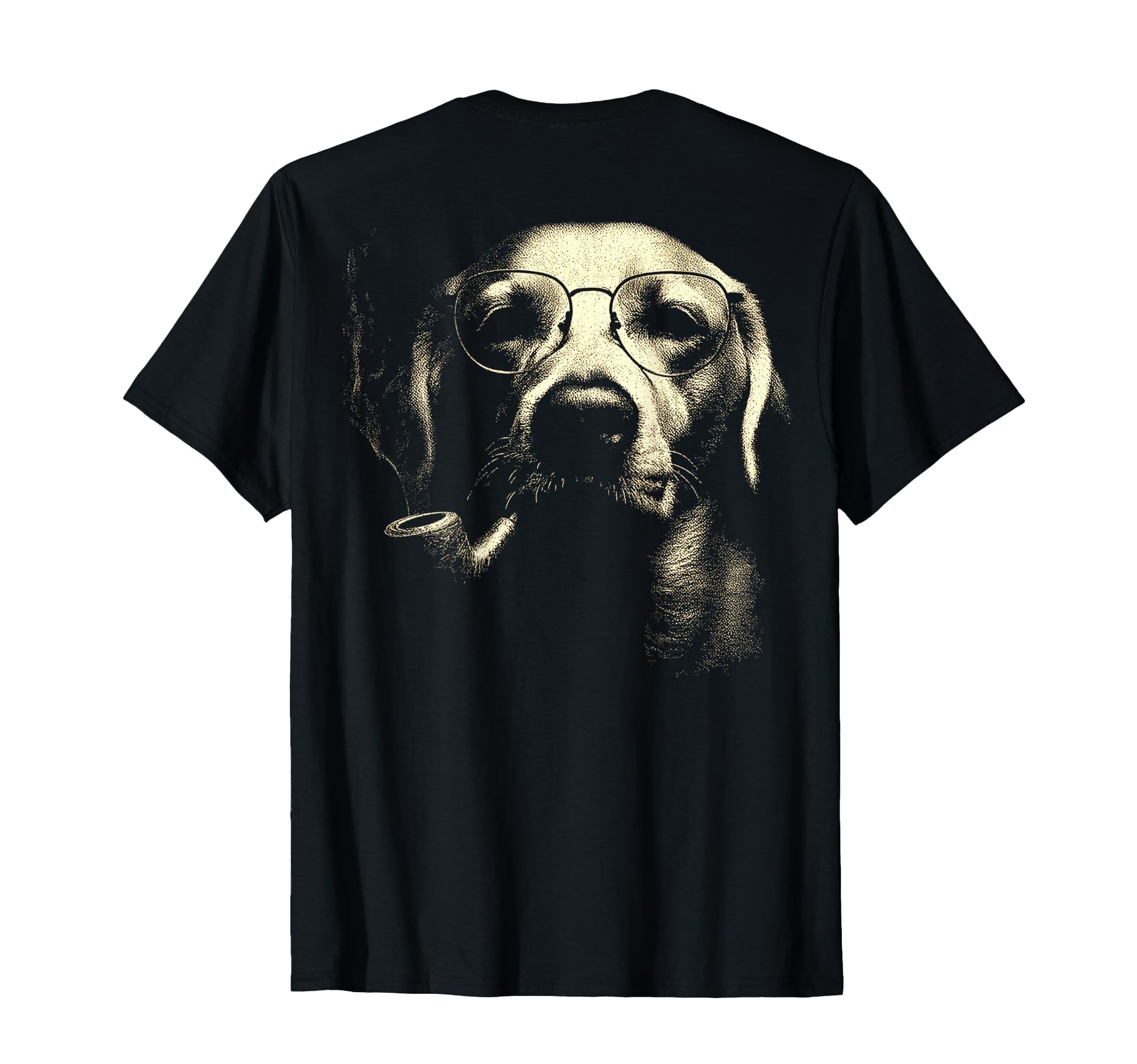 Labrador Retriever Glasses Smoking Pipe T-Shirt - Streetwear Style Unisex - T-Shirt, Sweatshirt, Hoodie