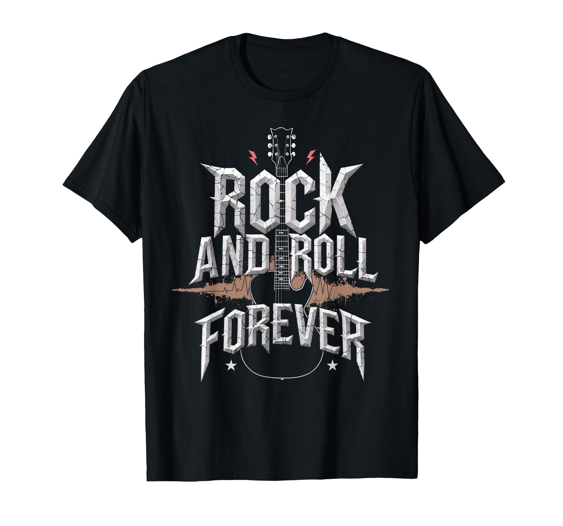 Rock And Roll Guitar Rock Music T-Shirt - Aesthetic Graphic Unisex - T-Shirt, Sweatshirt, Hoodie