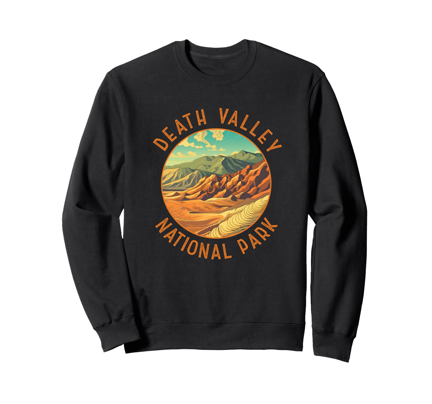 Death Valley National Park Illustration Sweatshirt - Trendy Graphic Unisex - T-Shirt, Sweatshirt, Hoodie