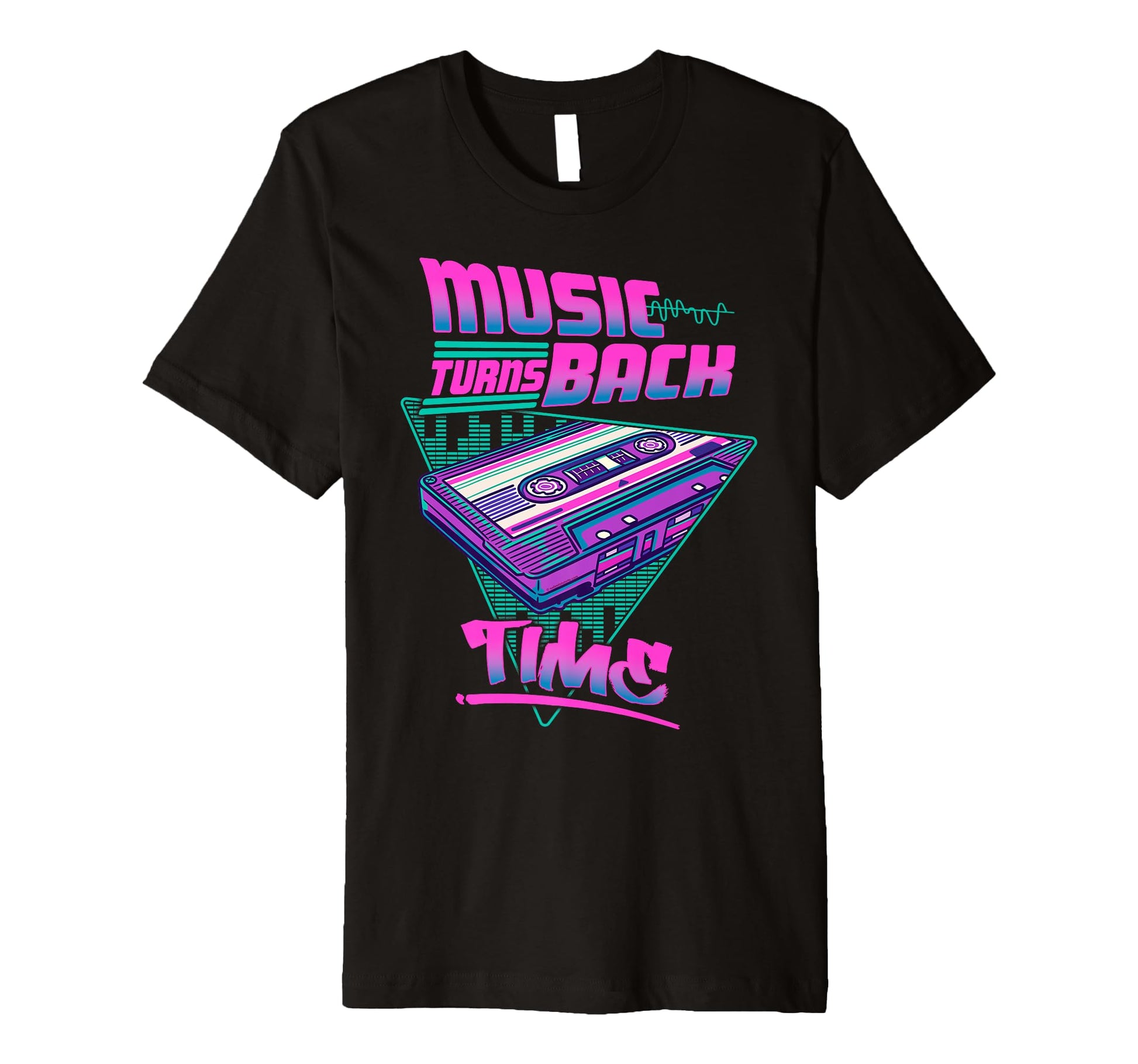Cassette Tape Music Wave T-Shirt - Casual Everyday Wear for Adults - T-Shirt, Sweatshirt, Hoodie