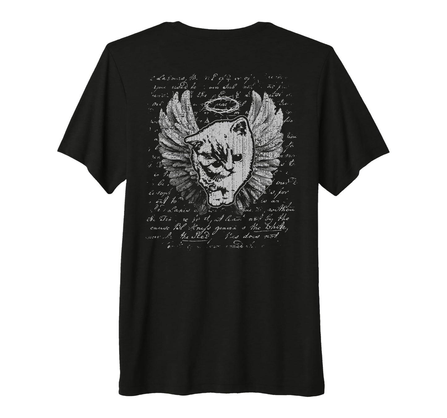 Y2K Cat Chain Heart Emo Goth 90S T-Shirt - Aesthetic Graphic Men Women - T-Shirt, Sweatshirt, Hoodie