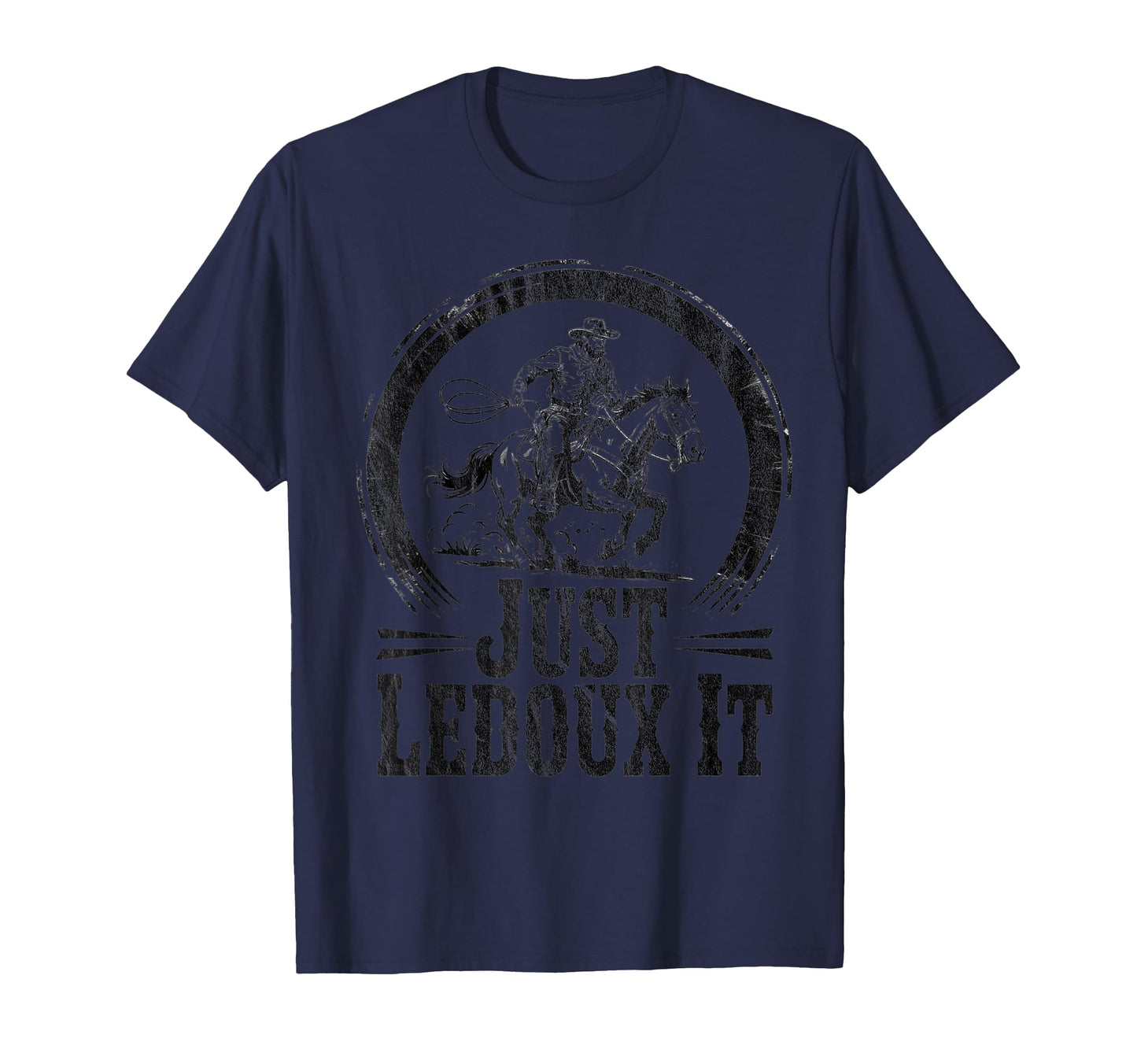 Cowboy Riding Western Rodeo Horse T-Shirt - Fun Novelty Design Unisex - T-Shirt, Sweatshirt, Hoodie