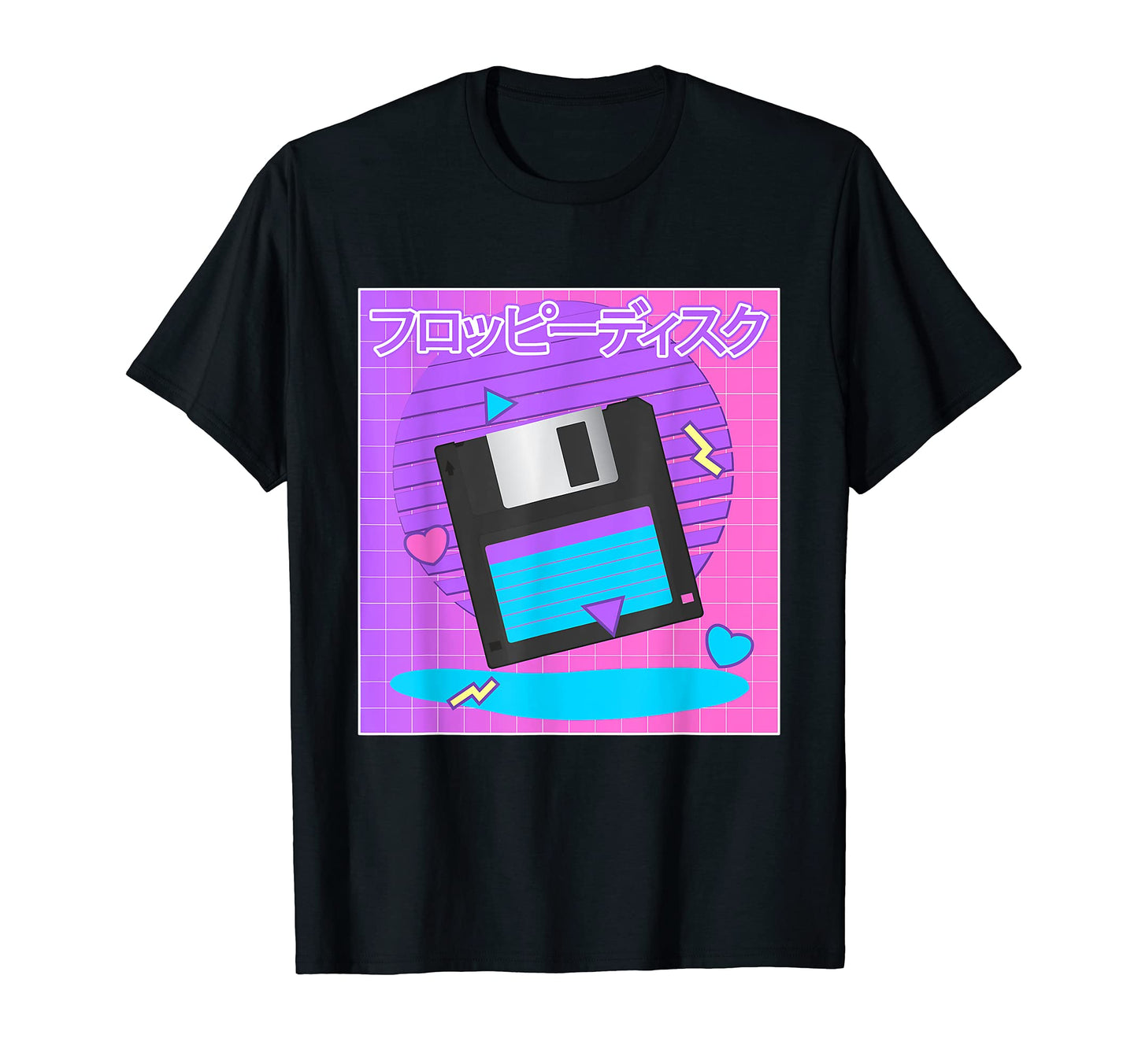 Floppy Disk 80S 90S It Japanese T-Shirt - Aesthetic Graphic Men Women - T-Shirt, Sweatshirt, Hoodie