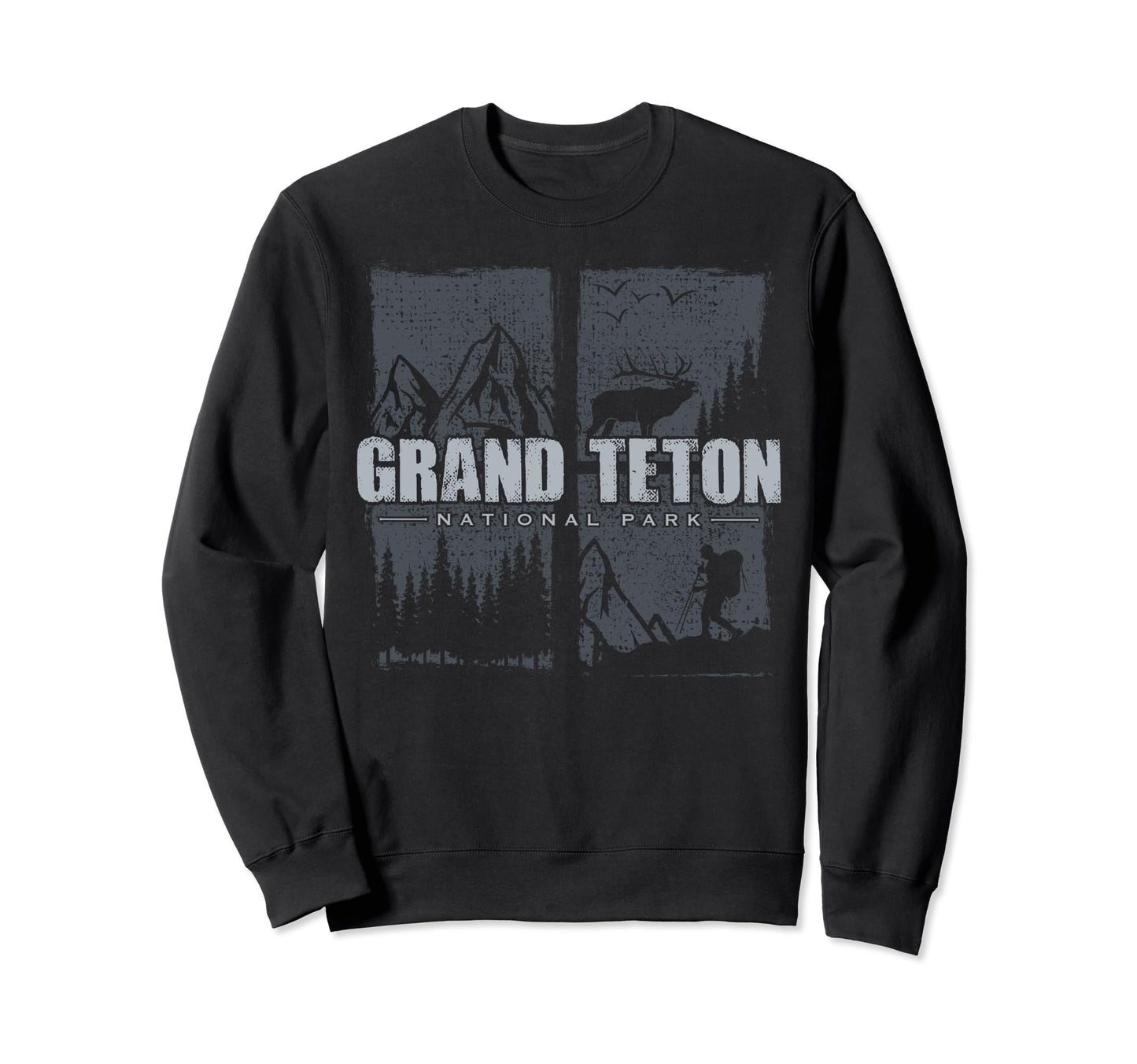 Grand Teton National Park Us Grand Teton Sweatshirt - Unique Graphic Unisex - T-Shirt, Sweatshirt, Hoodie