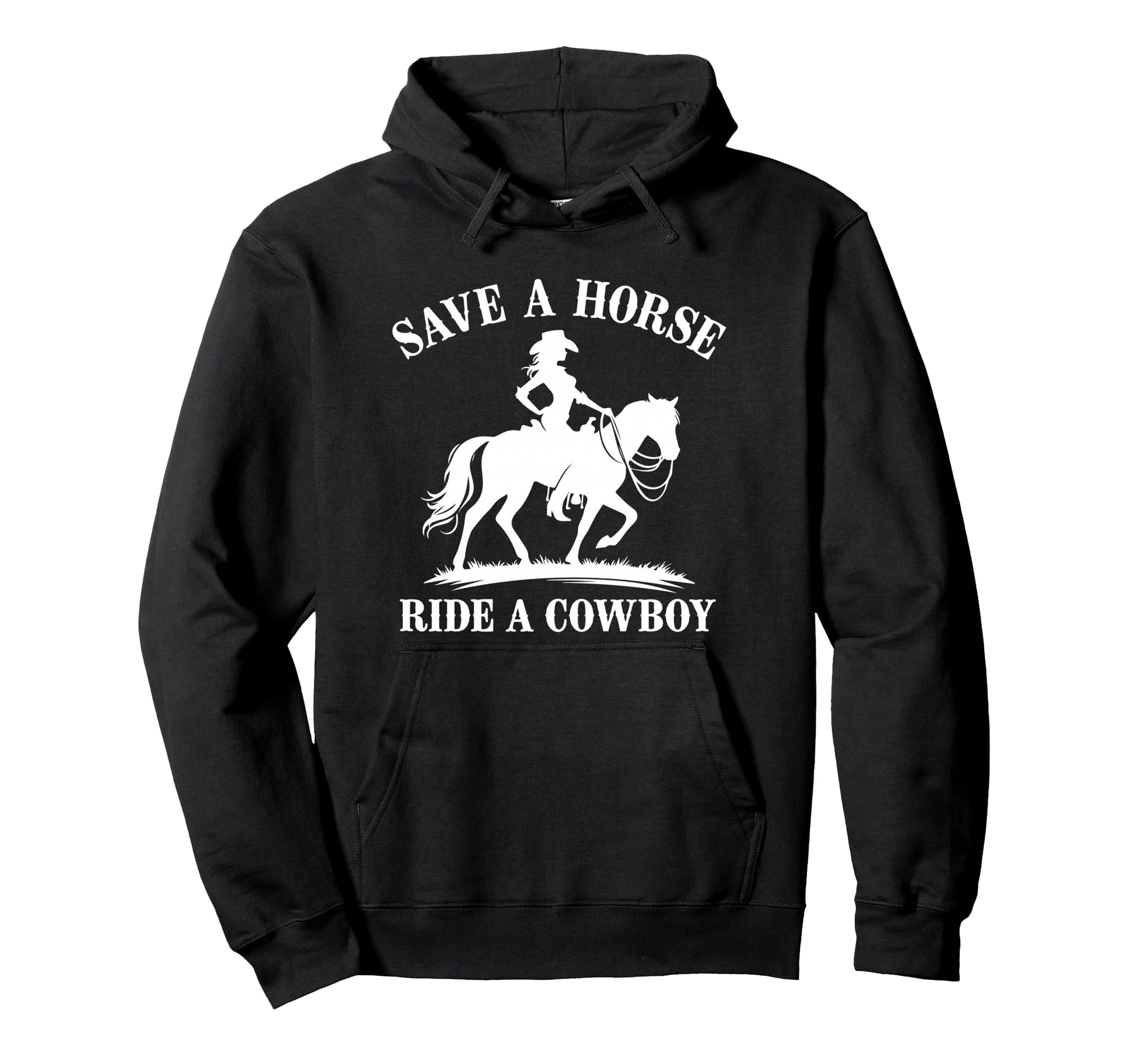 Country Concert Save Horse Ride Cowboy Hoodie - Graphic Print for Adults - T-Shirt, Sweatshirt, Hoodie