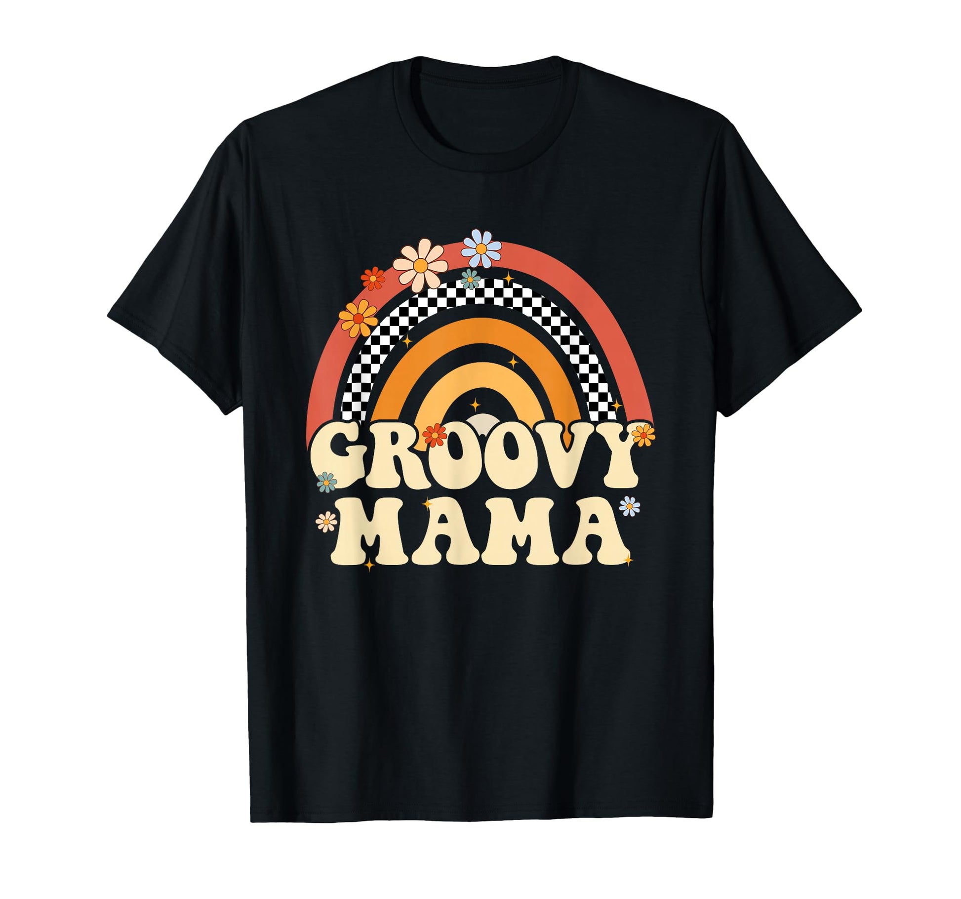 Groovy Mama Matching Family Rainbow 1St T-Shirt - Trendy Graphic Men Women - T-Shirt, Sweatshirt, Hoodie
