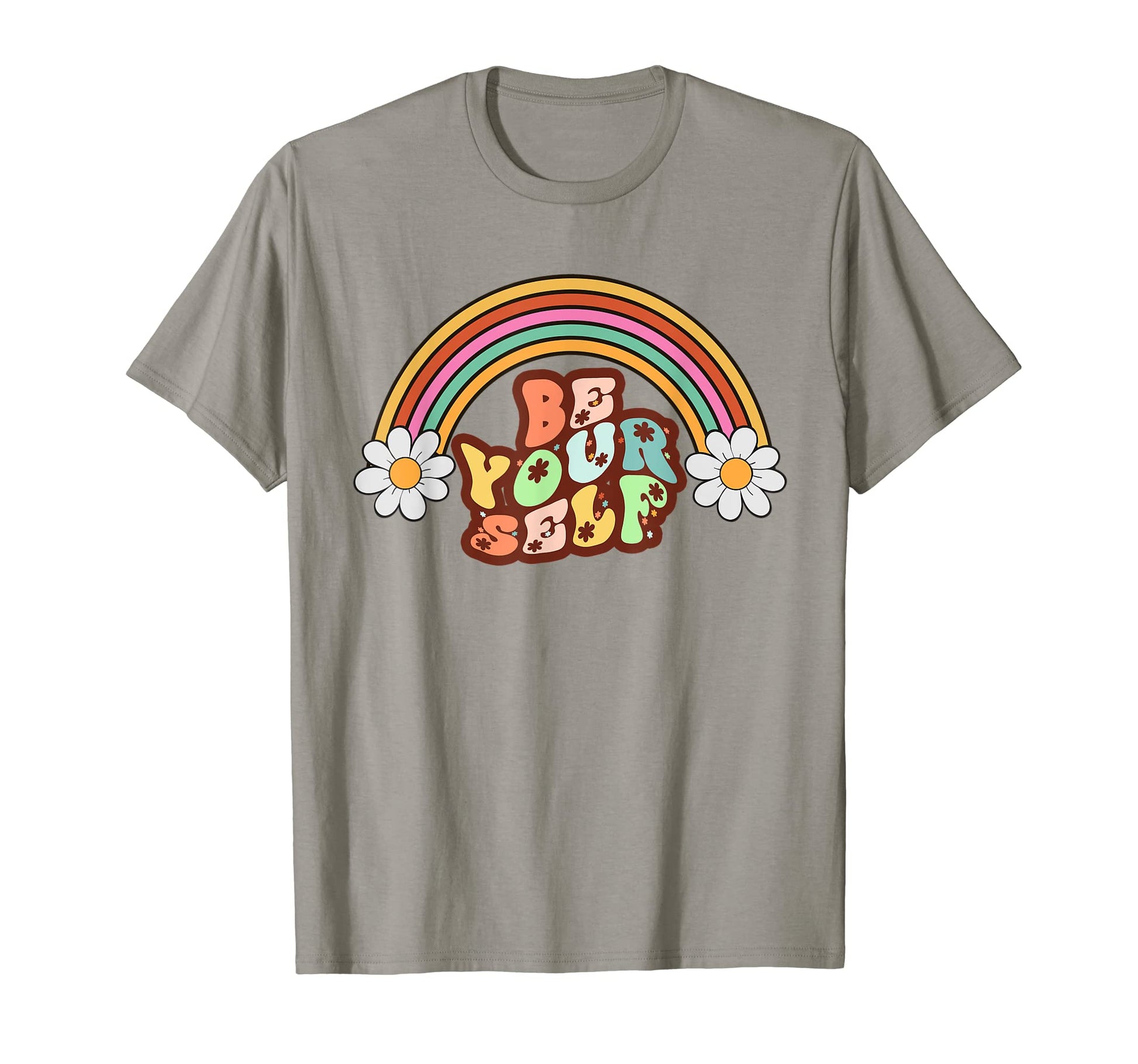 Be Always Yourself Rainbow Groovy T-Shirt - Graphic Print Men Women - T-Shirt, Sweatshirt, Hoodie