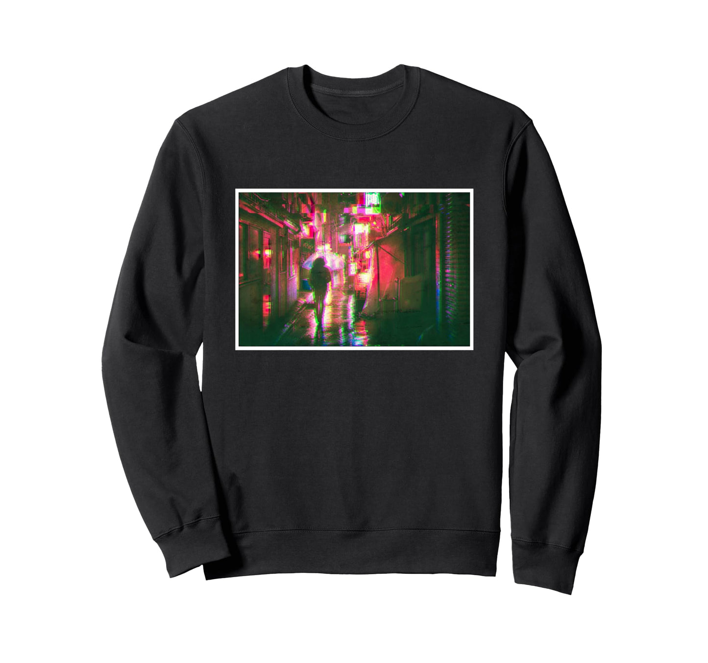 Japan Street Osaka City Night Vaporwave Sweatshirt - Trendy Graphic Unisex - T-Shirt, Sweatshirt, Hoodie
