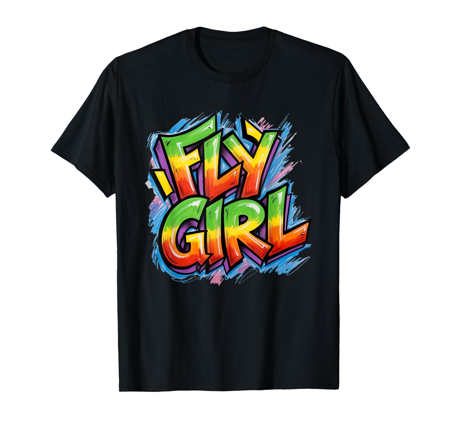 Fly 80S 90S Old School Hip Hop T-Shirt - Fun Novelty Design for Adults - T-Shirt, Sweatshirt, Hoodie