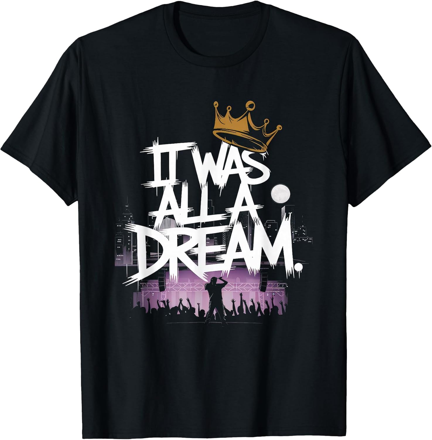 It Was A Dream Picture 90s Rap Music - Adult & Kids T-Shirts, Sweatshirts & Hoodies apparel design preview 1