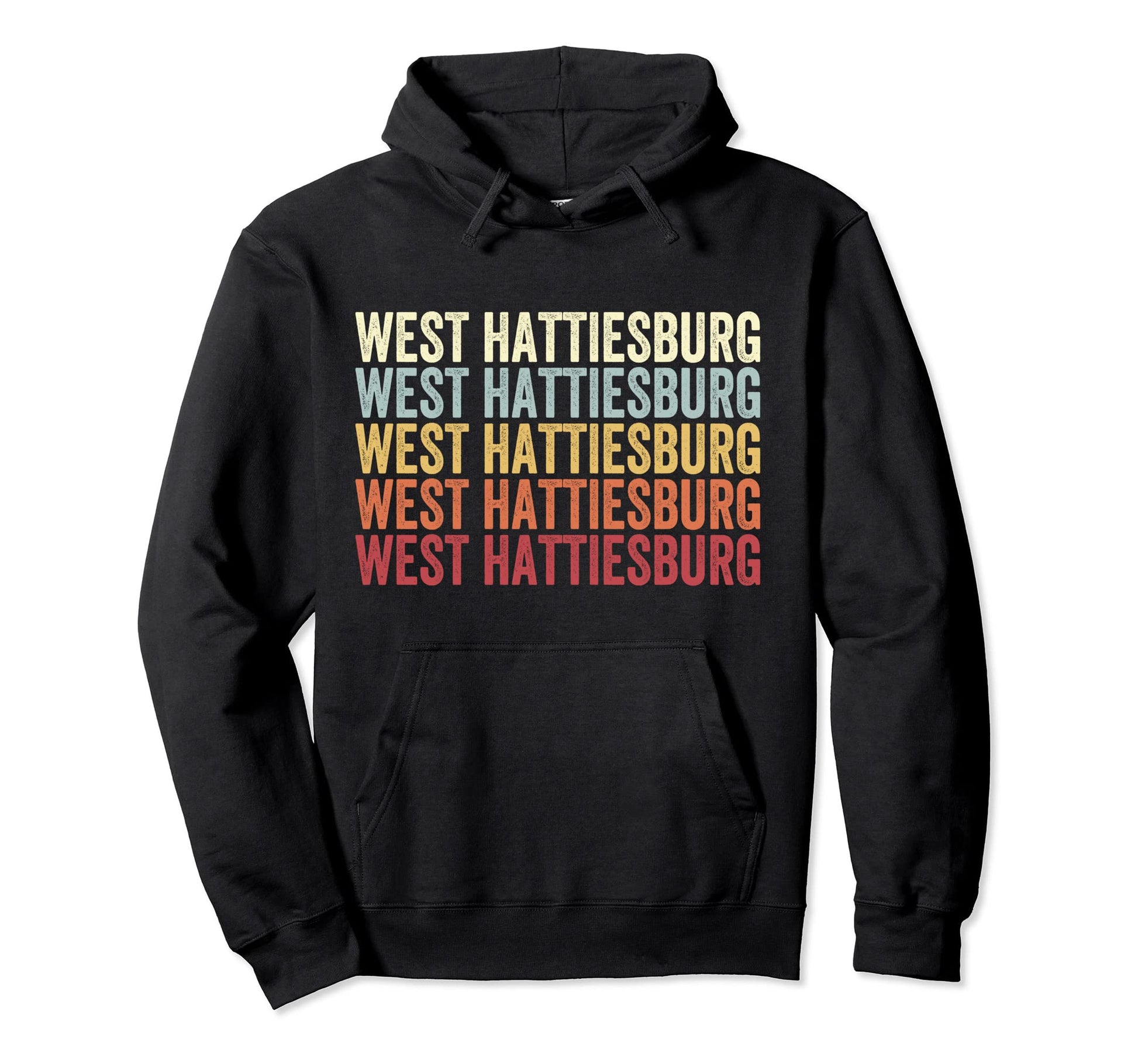 West Hattiesburg Mississippi West Hoodie - Novelty Apparel Men Women - T-Shirt, Sweatshirt, Hoodie