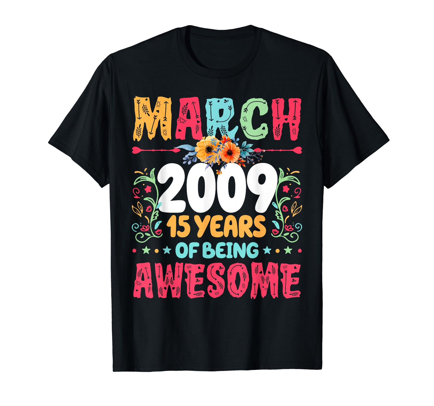 Since March 2009 15 Years Being T-Shirt - Aesthetic Graphic Men Women - T-Shirt, Sweatshirt, Hoodie
