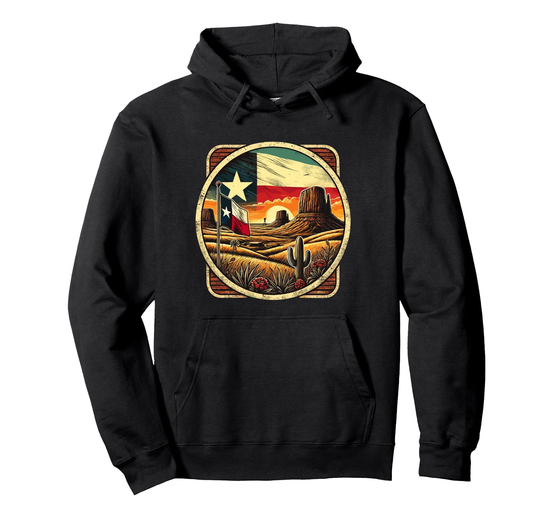Wild West Texas Hoodie - Casual Everyday Wear for Adults - T-Shirt, Sweatshirt, Hoodie