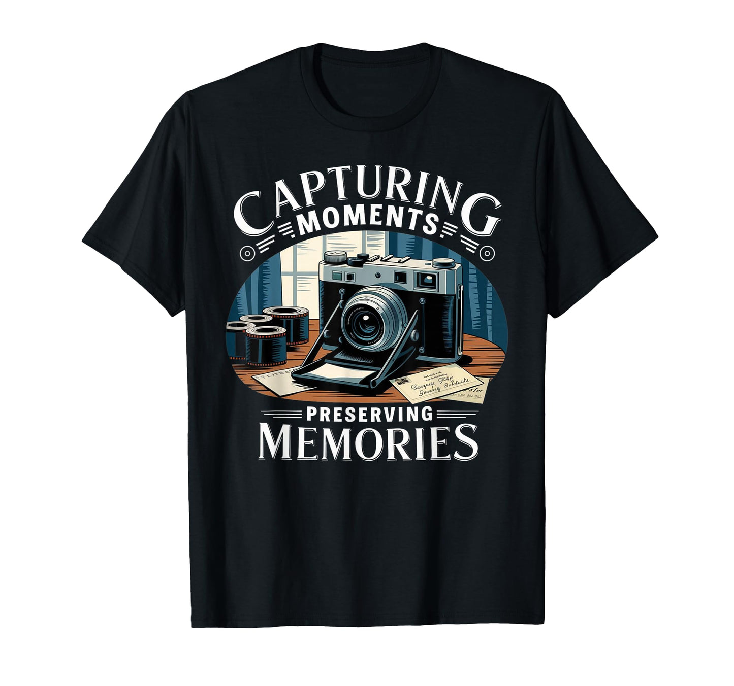 Film Camera Memory Capture Photography T-Shirt - Novelty Apparel Unisex - T-Shirt, Sweatshirt, Hoodie