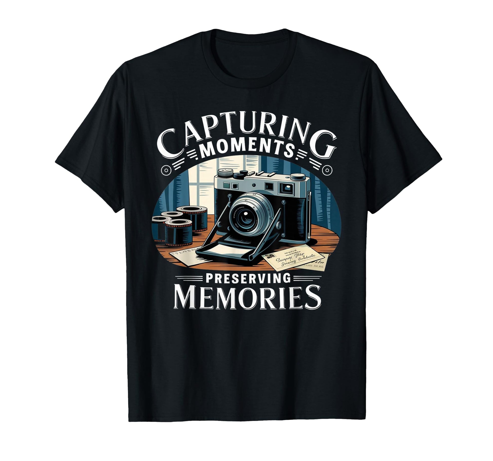 Film Camera Memory Capture Photography T-Shirt - Novelty Apparel Unisex - T-Shirt, Sweatshirt, Hoodie