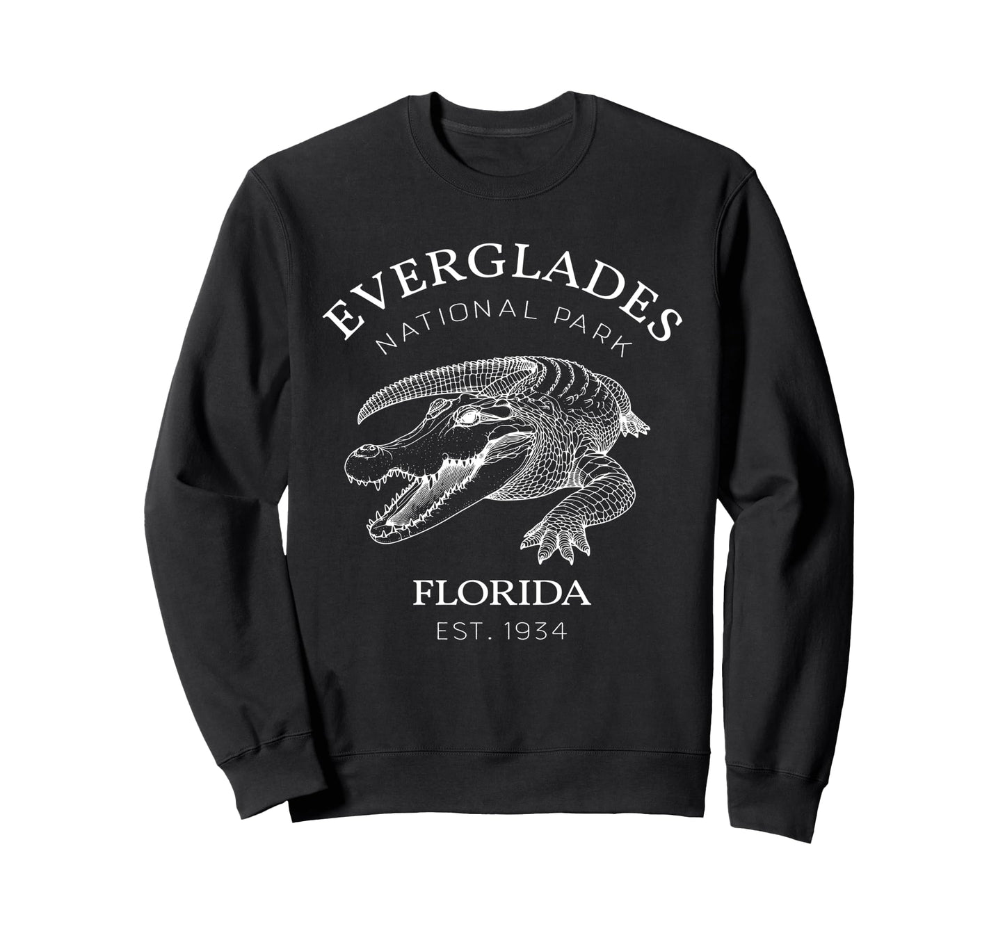 Everglades National Park Alligators Sweatshirt - Custom Art Print Unisex - T-Shirt, Sweatshirt, Hoodie