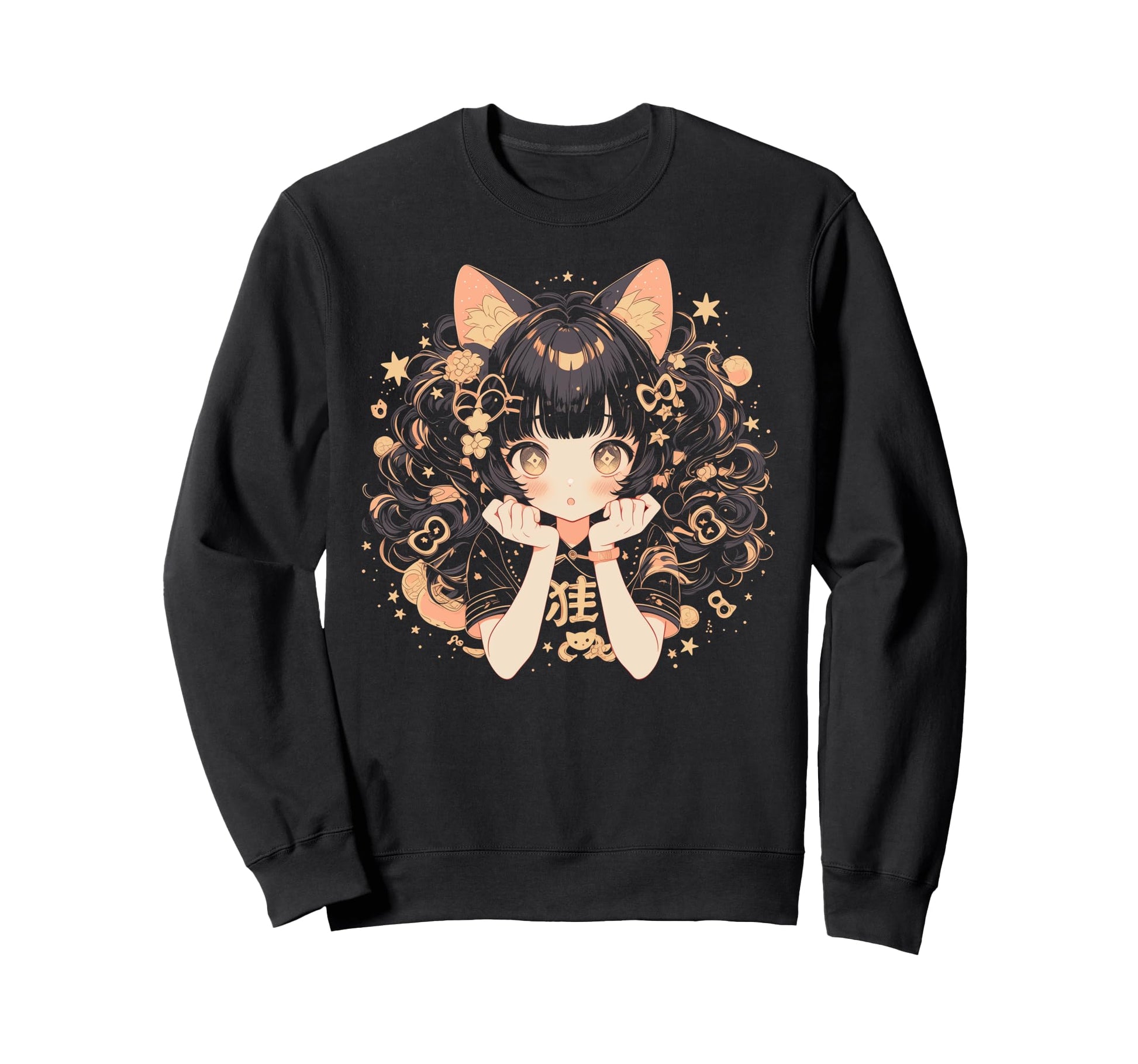 Goth Grunge Demon Anime Waifu Horror Sweatshirt - Unique Graphic Unisex - T-Shirt, Sweatshirt, Hoodie