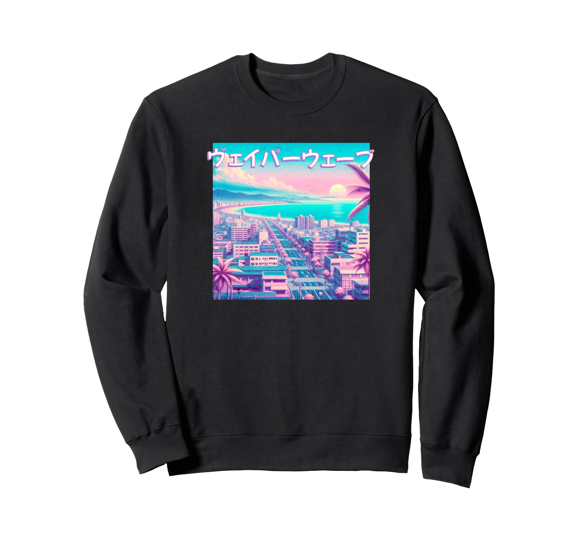 Japanese Aesthetic Vaporwave Califonia Sweatshirt - Trendy Graphic Unisex - T-Shirt, Sweatshirt, Hoodie