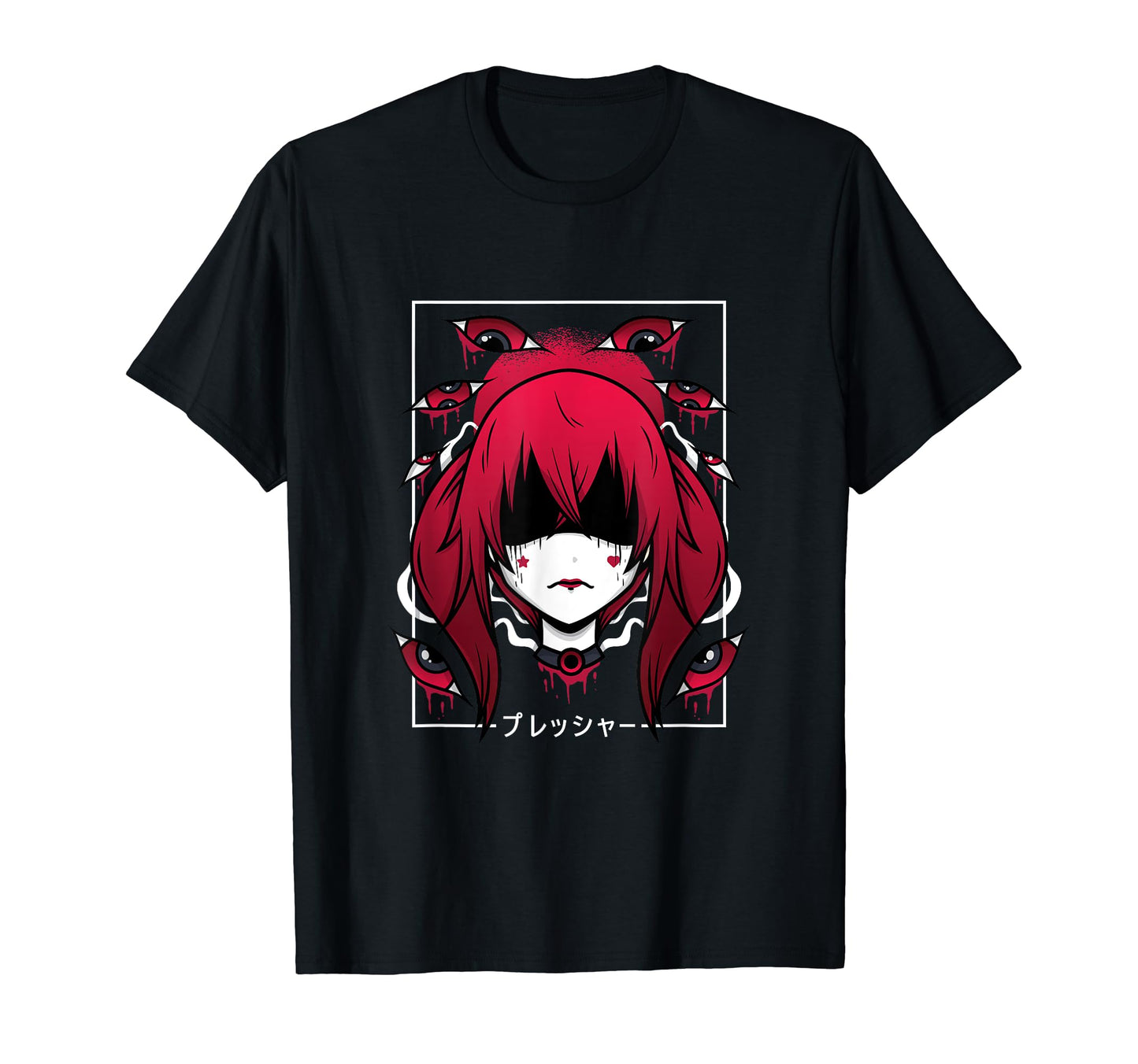Anime Goth Gothic Sad Japanese T-Shirt - Casual Everyday Wear Men Women - T-Shirt, Sweatshirt, Hoodie