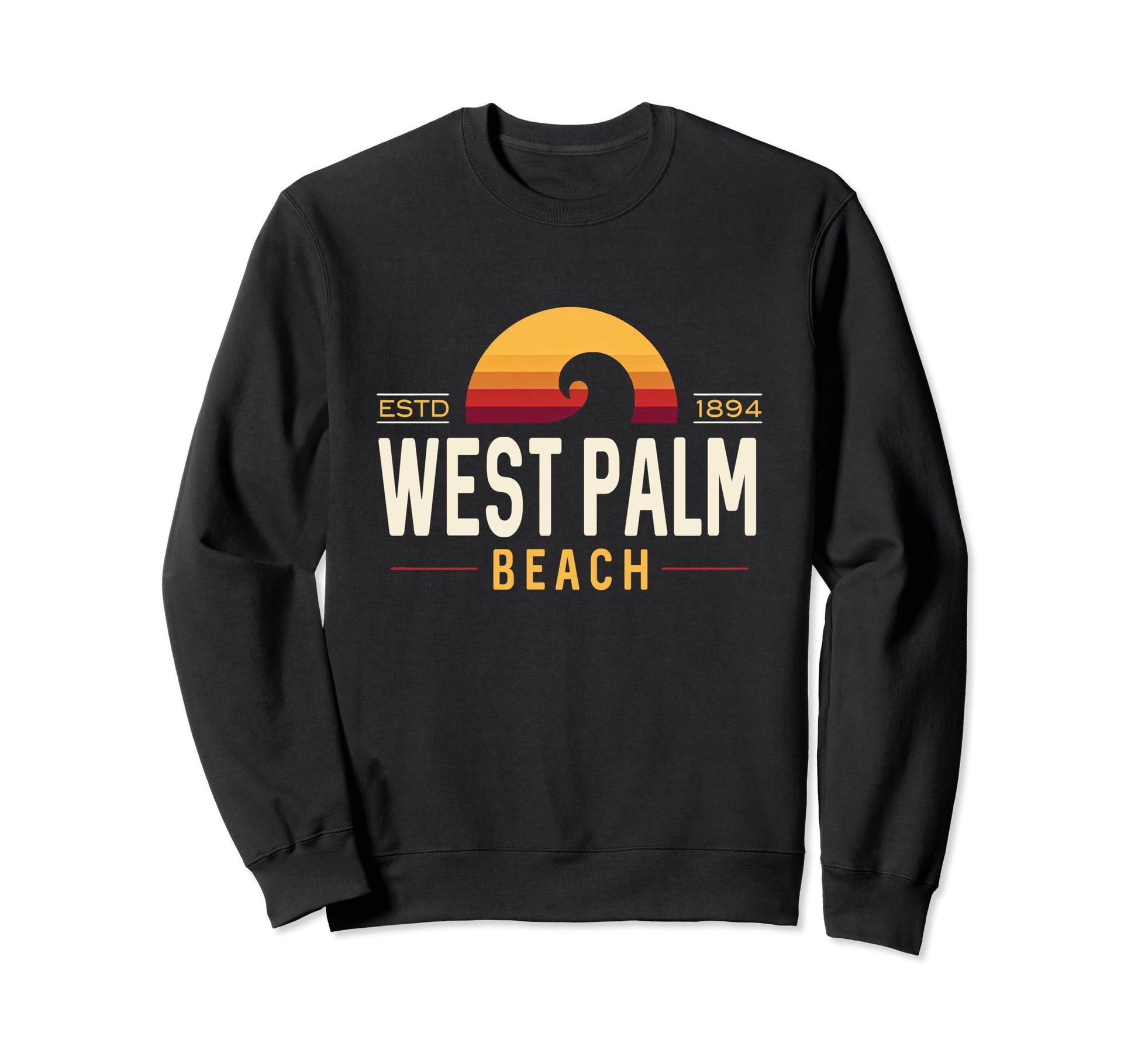 West Palm Beach Florida West Palm Sweatshirt - Unique Graphic for Adults - T-Shirt, Sweatshirt, Hoodie