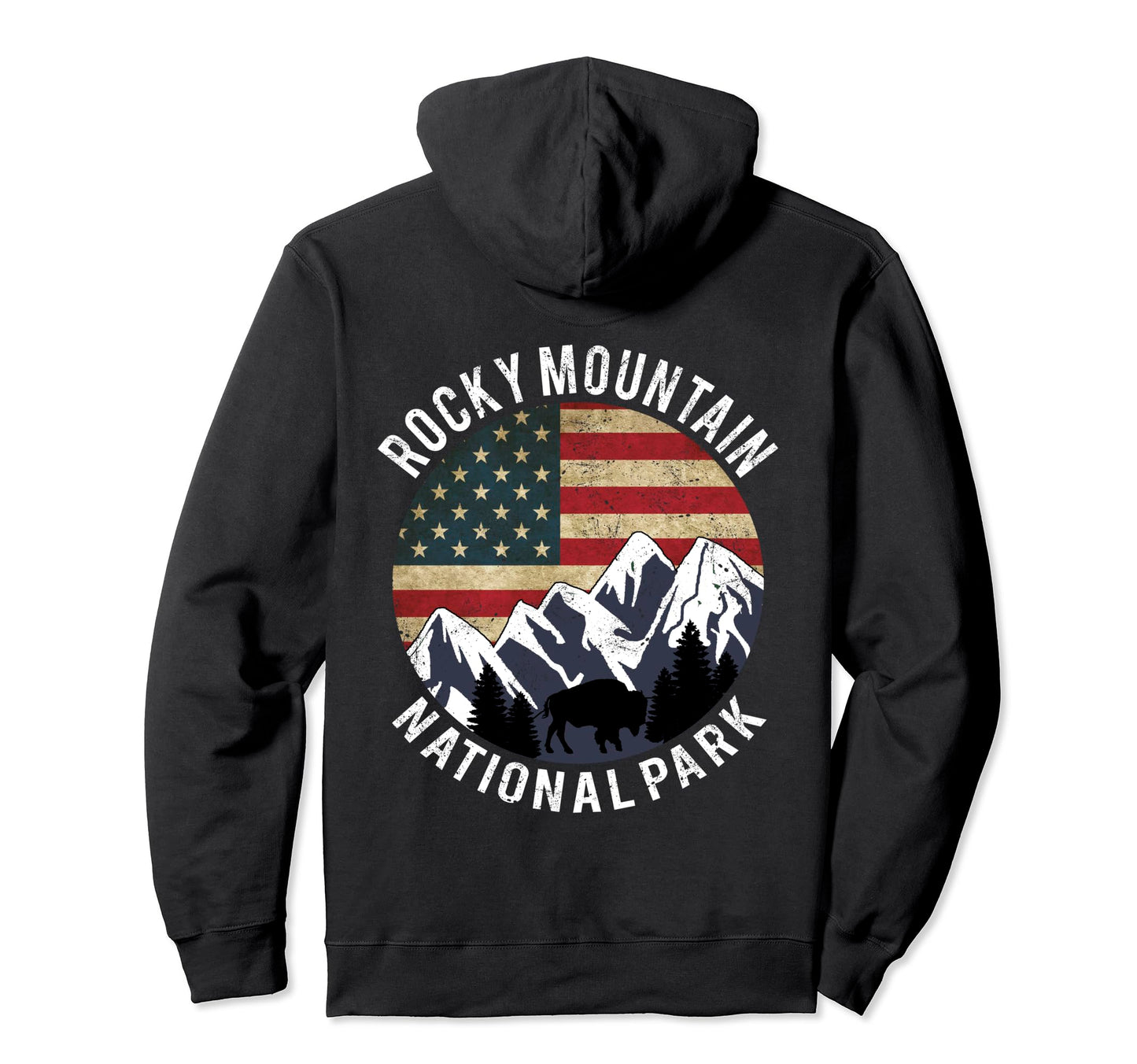 Rocky Mountain National Park Colorado Hoodie - Novelty Apparel for Adults - T-Shirt, Sweatshirt, Hoodie