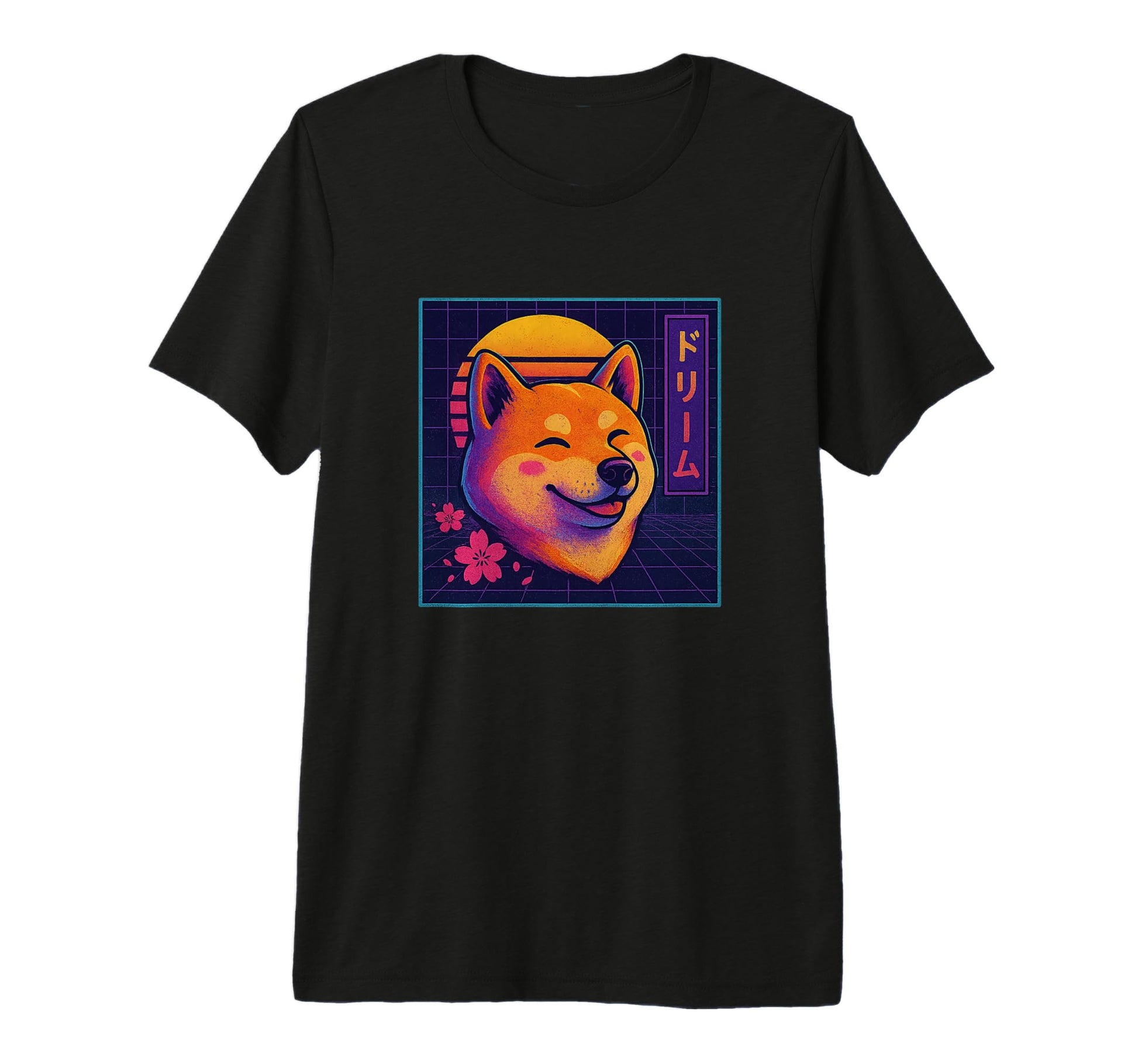 Shiba Dreams Japanese Blossom T-Shirt - Aesthetic Graphic Men Women - T-Shirt, Sweatshirt, Hoodie