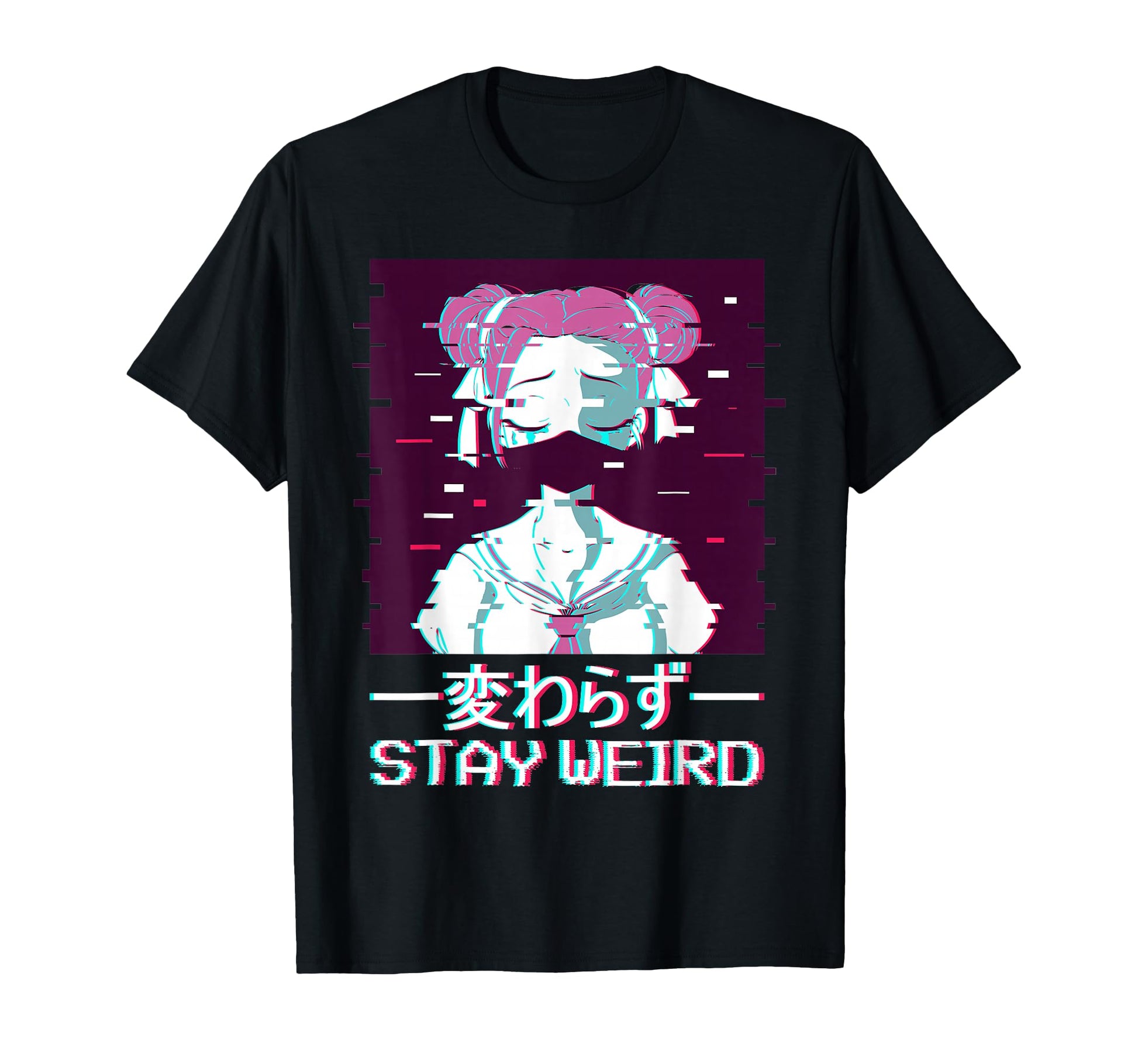 Stay Weird Geisha Japanese T-Shirt - Casual Everyday Wear for Adults - T-Shirt, Sweatshirt, Hoodie