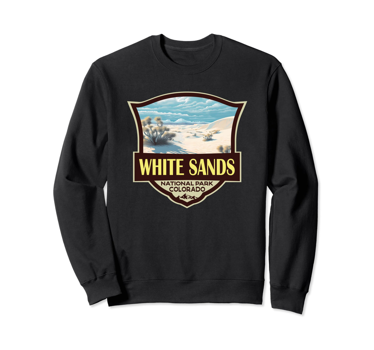 White Sands National Park Sweatshirt - Minimalist Print for Adults - T-Shirt, Sweatshirt, Hoodie
