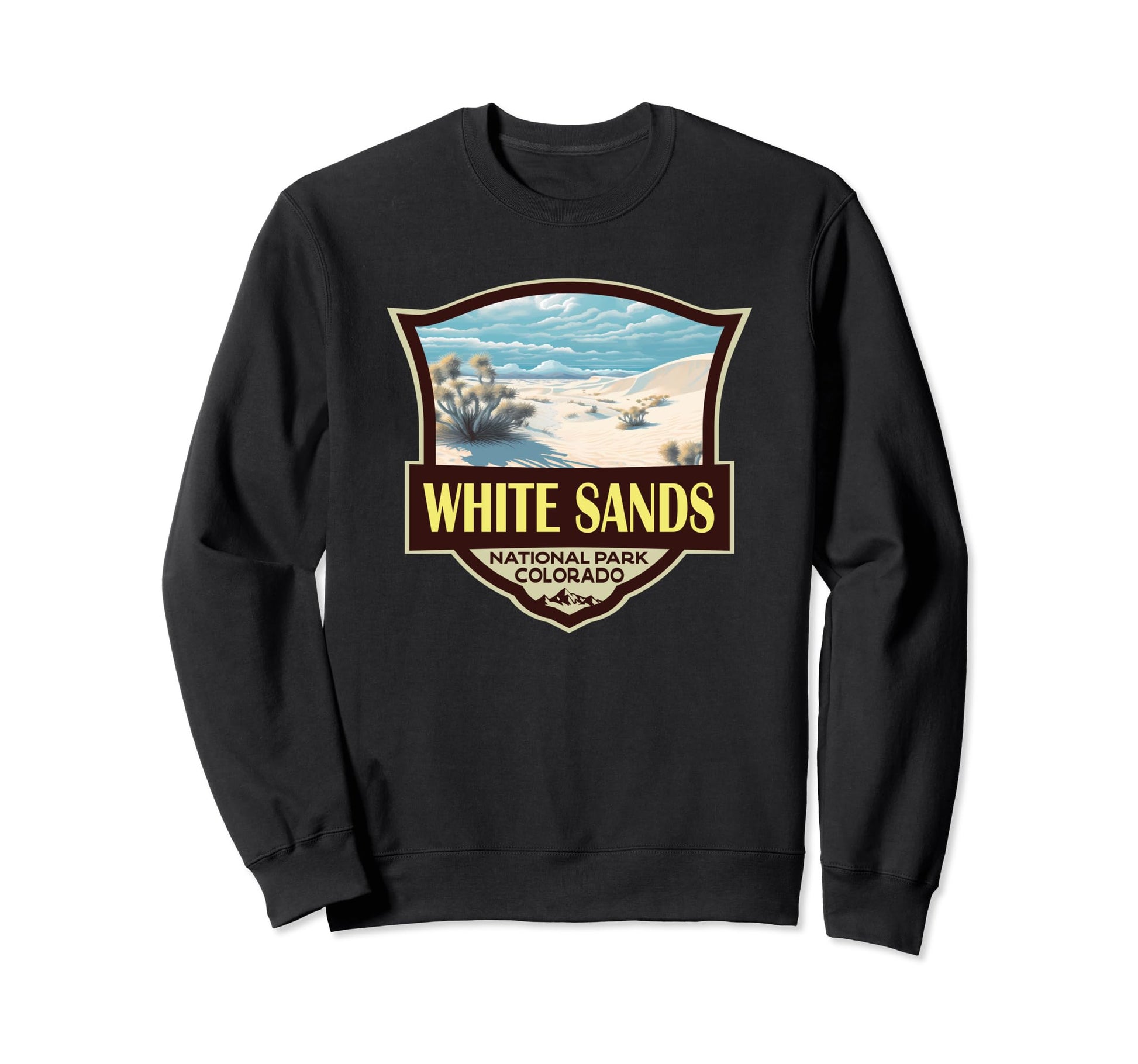 White Sands National Park Sweatshirt - Minimalist Print for Adults - T-Shirt, Sweatshirt, Hoodie