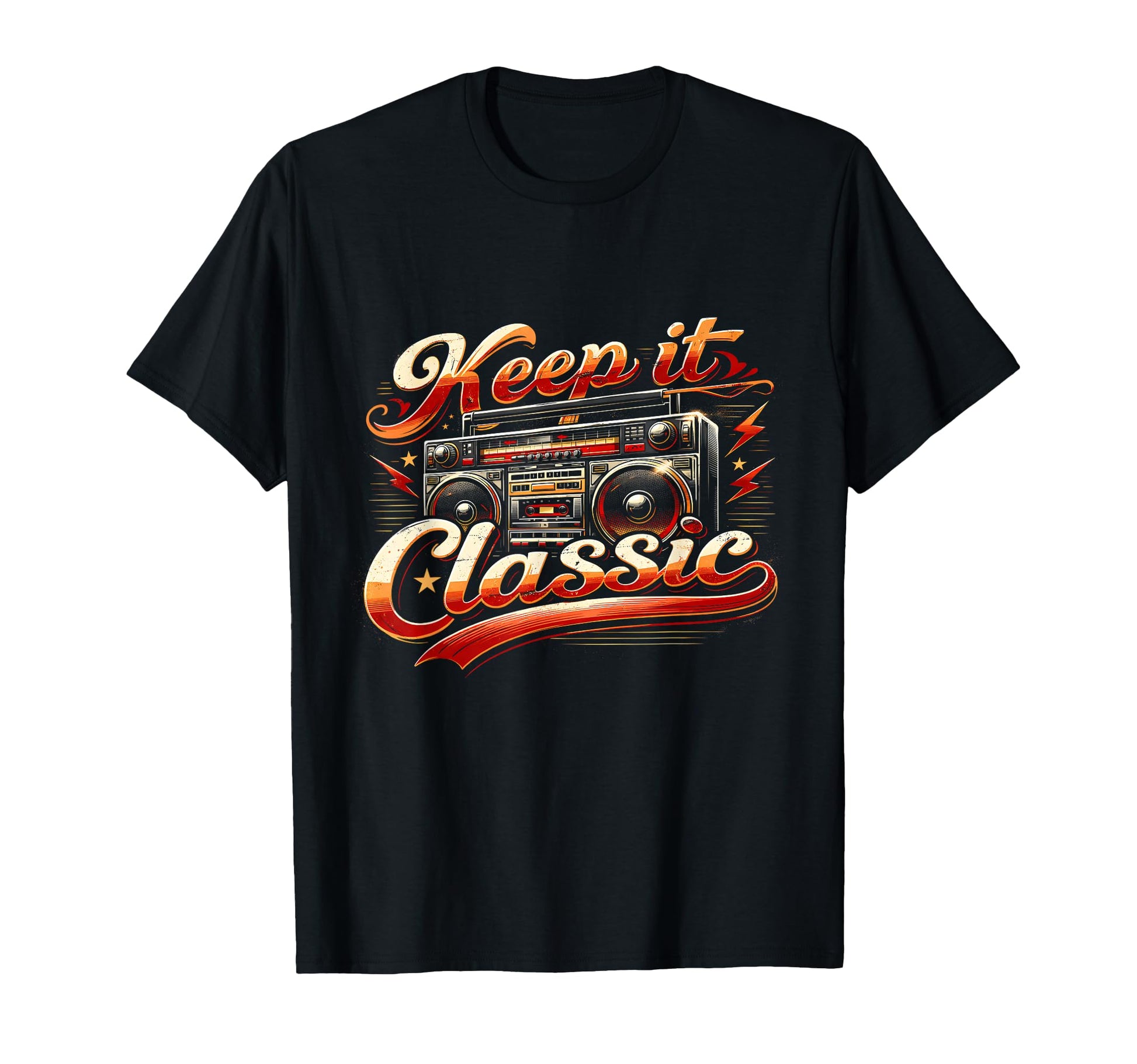 Keep It 80S Nostalgic Music Great Era T-Shirt - Novelty Apparel for Adults - T-Shirt, Sweatshirt, Hoodie