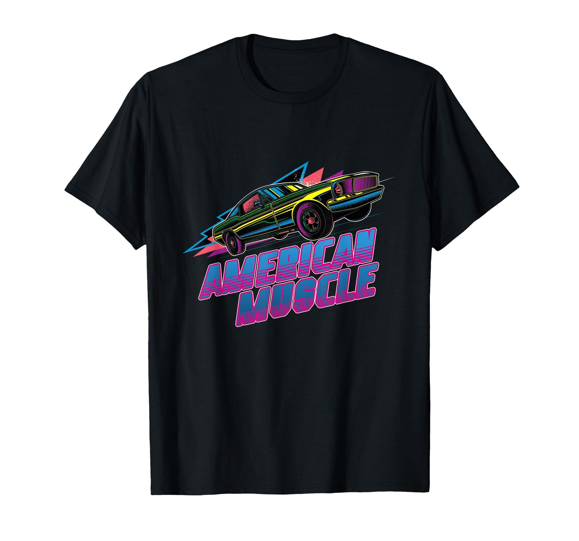 American Muscle Car 80S Synthwave T-Shirt - Streetwear Style Men Women - T-Shirt, Sweatshirt, Hoodie