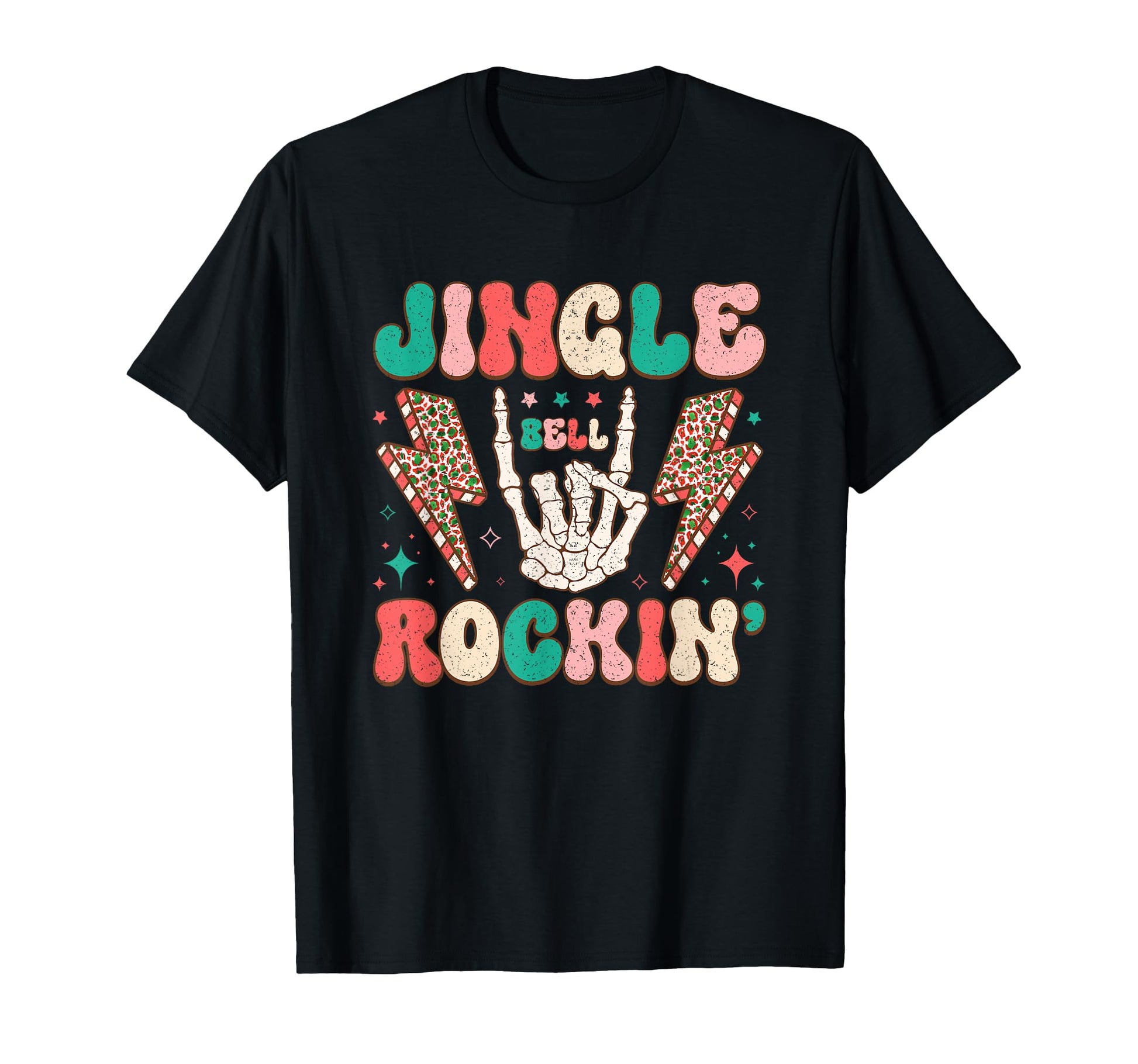 Jingle Bell Rockin Festive Fun T-Shirt - Aesthetic Graphic for Adults - T-Shirt, Sweatshirt, Hoodie