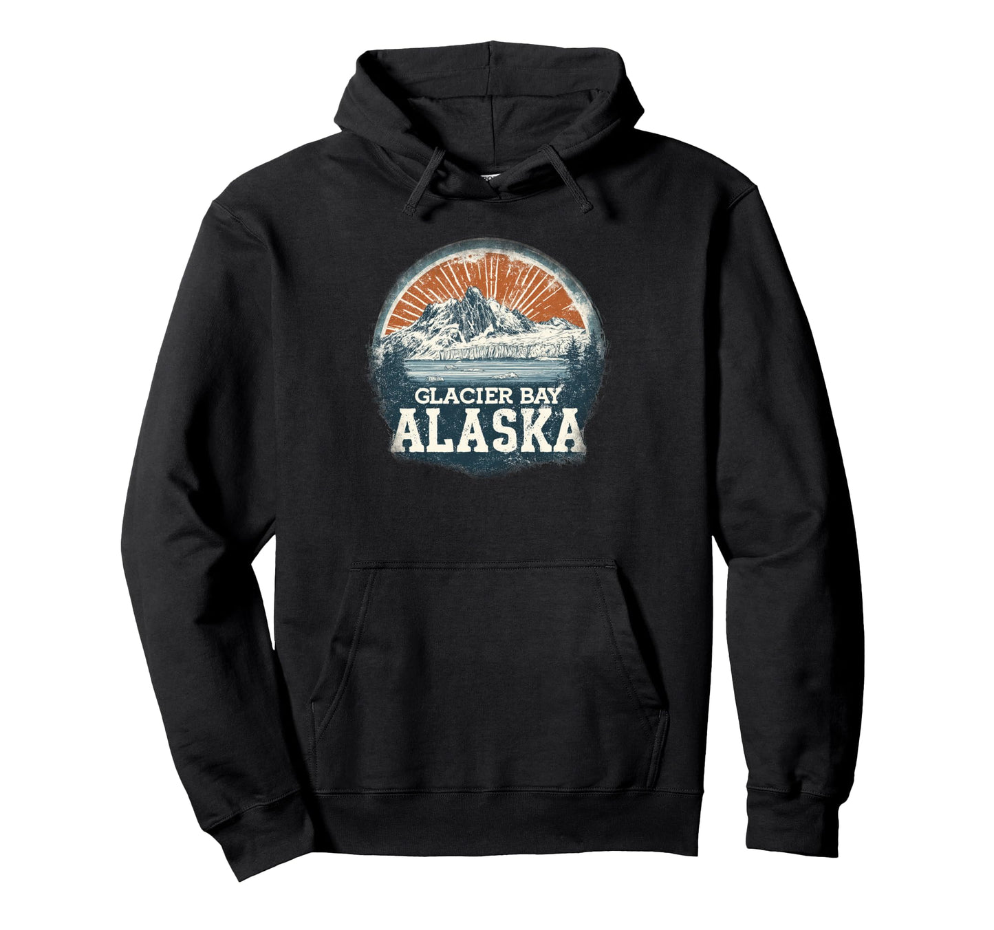 Glacier Alaska Scenic National Park Hoodie - Graphic Print Men Women - T-Shirt, Sweatshirt, Hoodie
